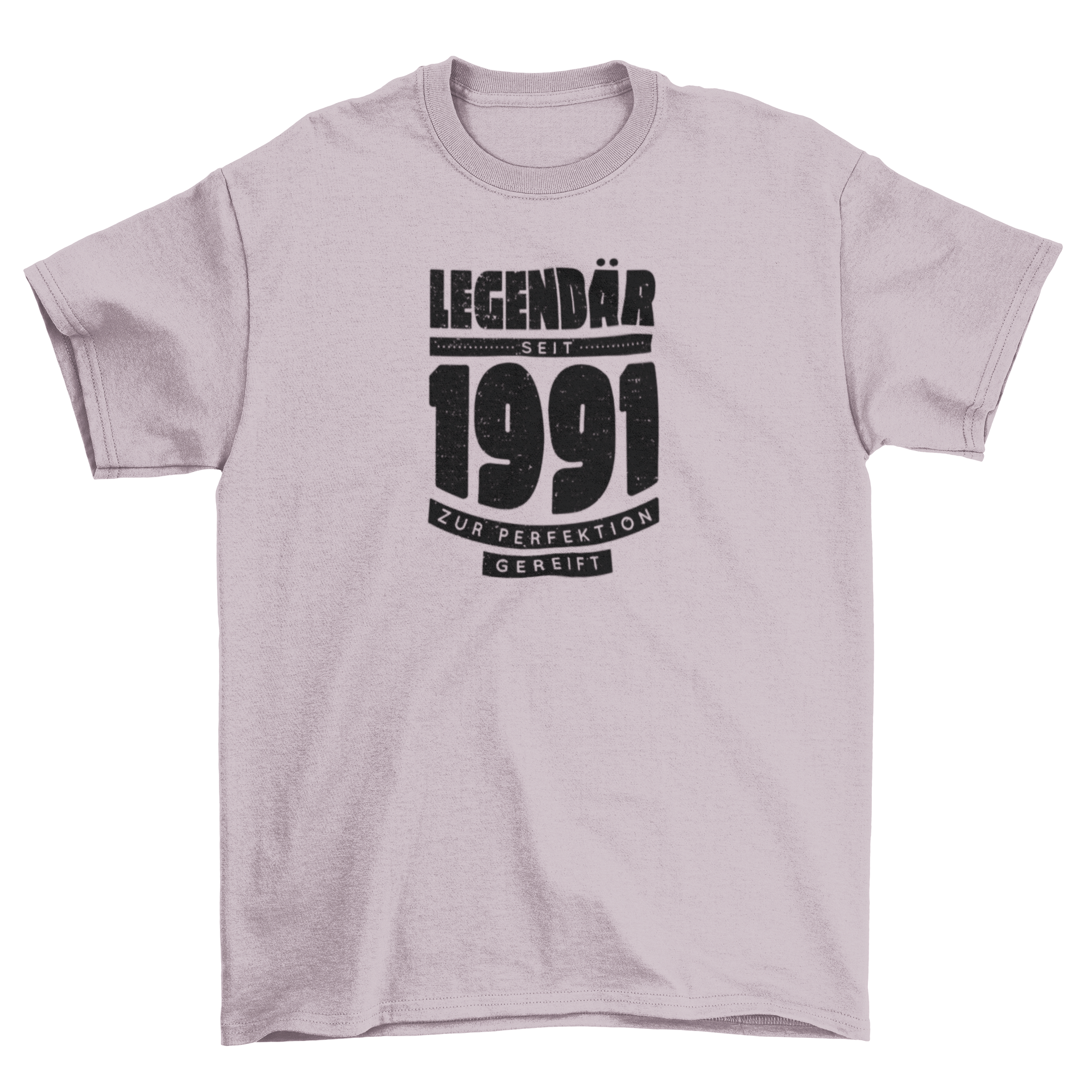 Legendary since 1991 t-shirt featuring a grunge style design with a bold quote.