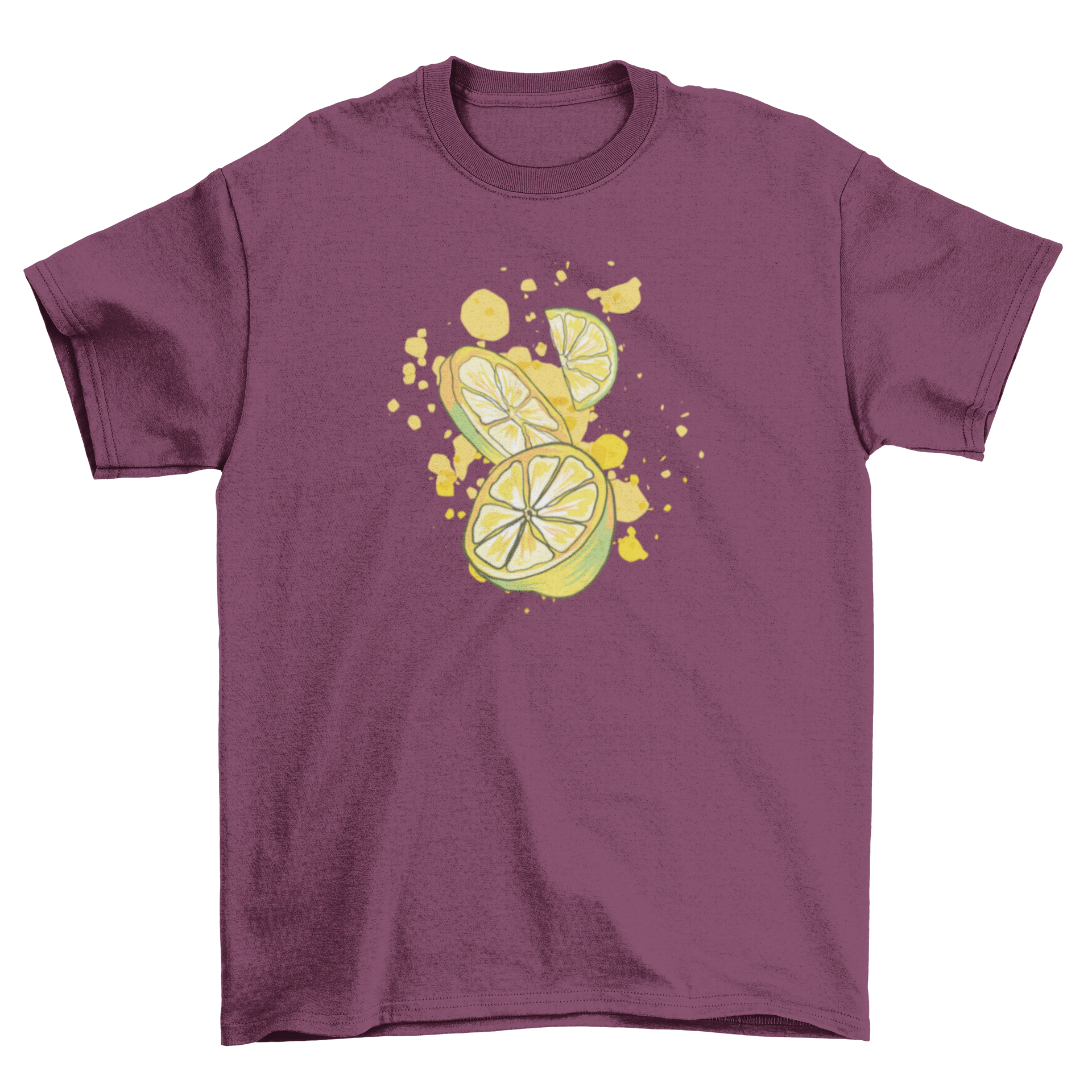 Lemon Lime T-Shirt featuring vibrant citrus fruit design, perfect for summer wear.