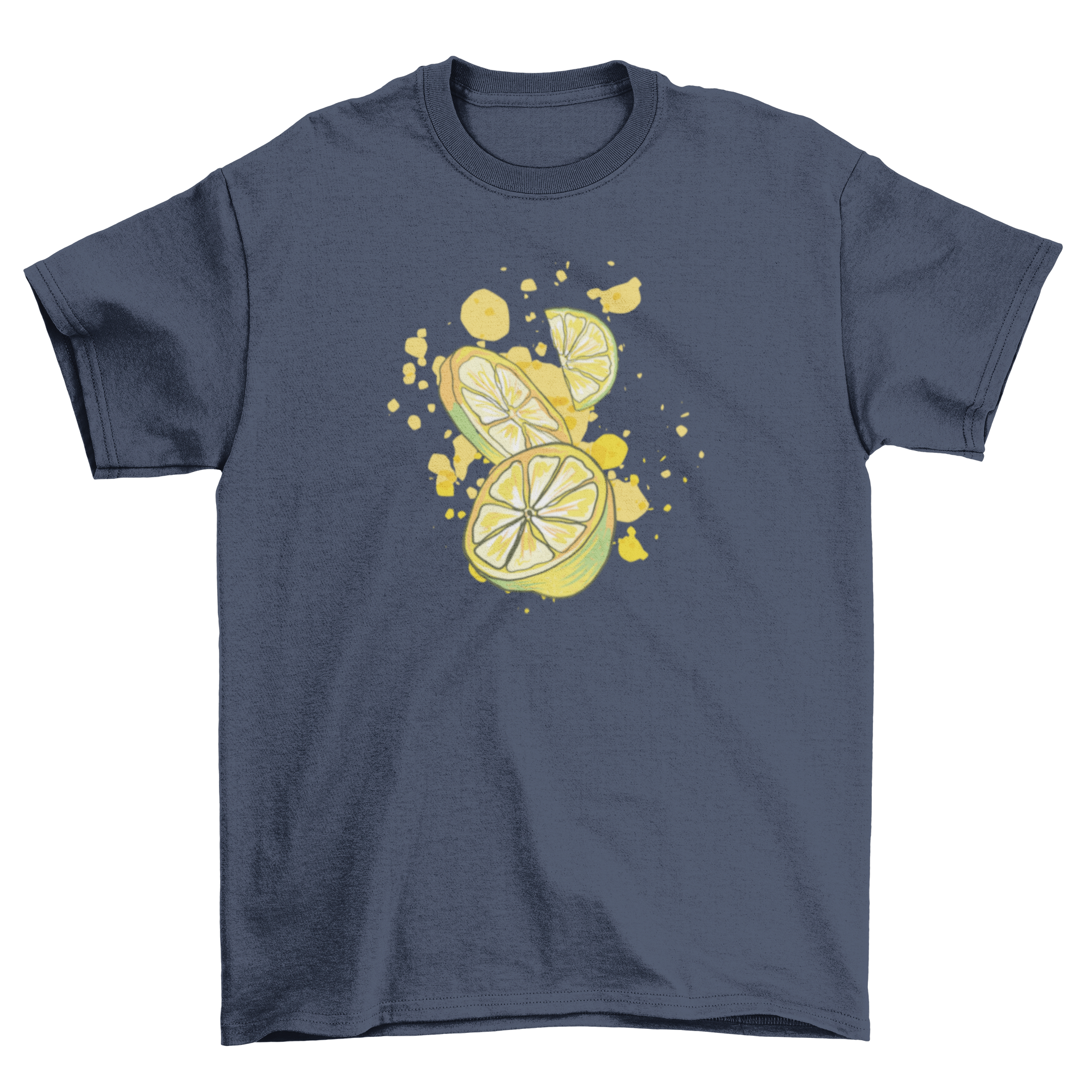 Lemon Lime T-Shirt featuring vibrant citrus fruit design, perfect for summer wear.