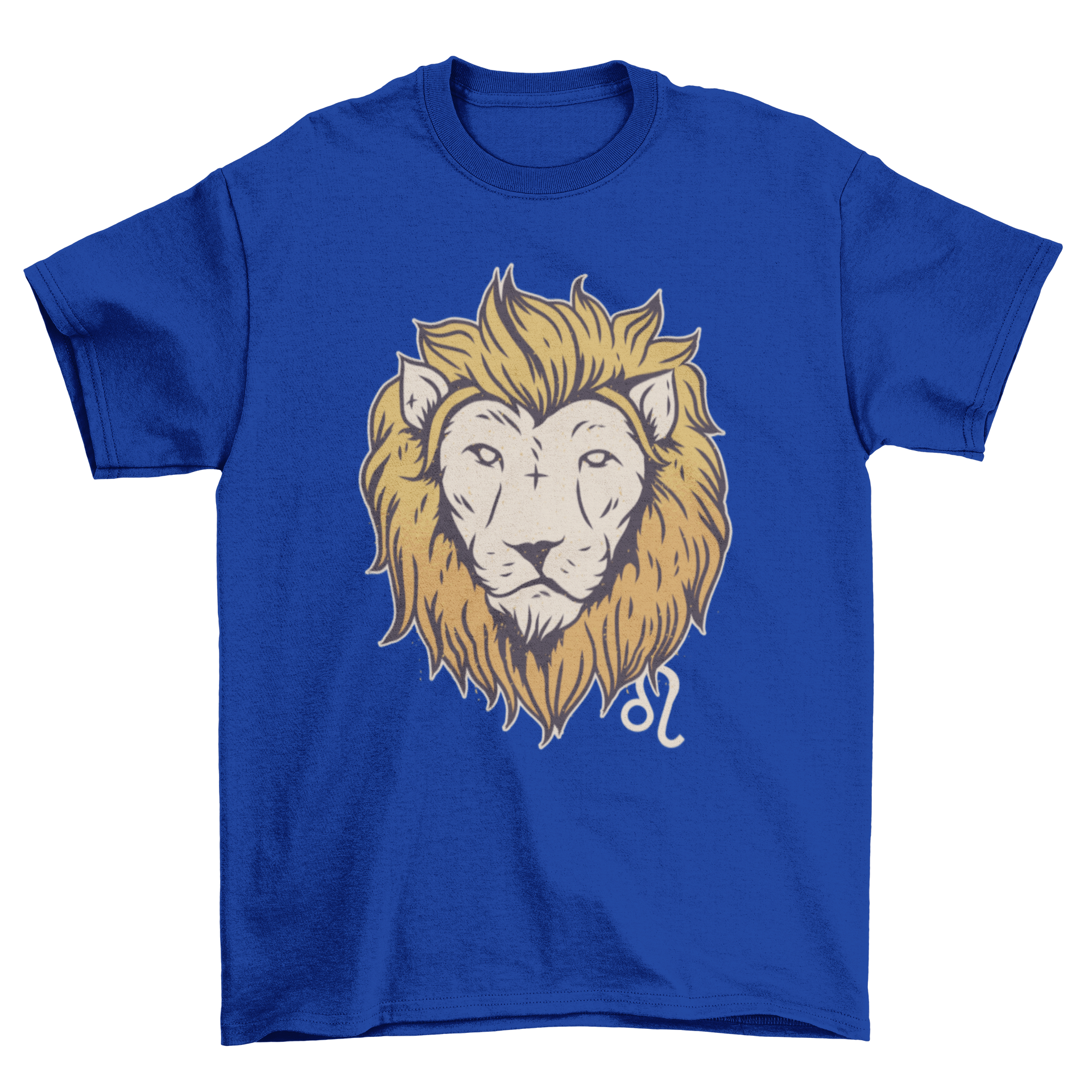 A stylish Leo Zodiac Sign T-shirt featuring a bold Leo symbol, perfect for astrology lovers.