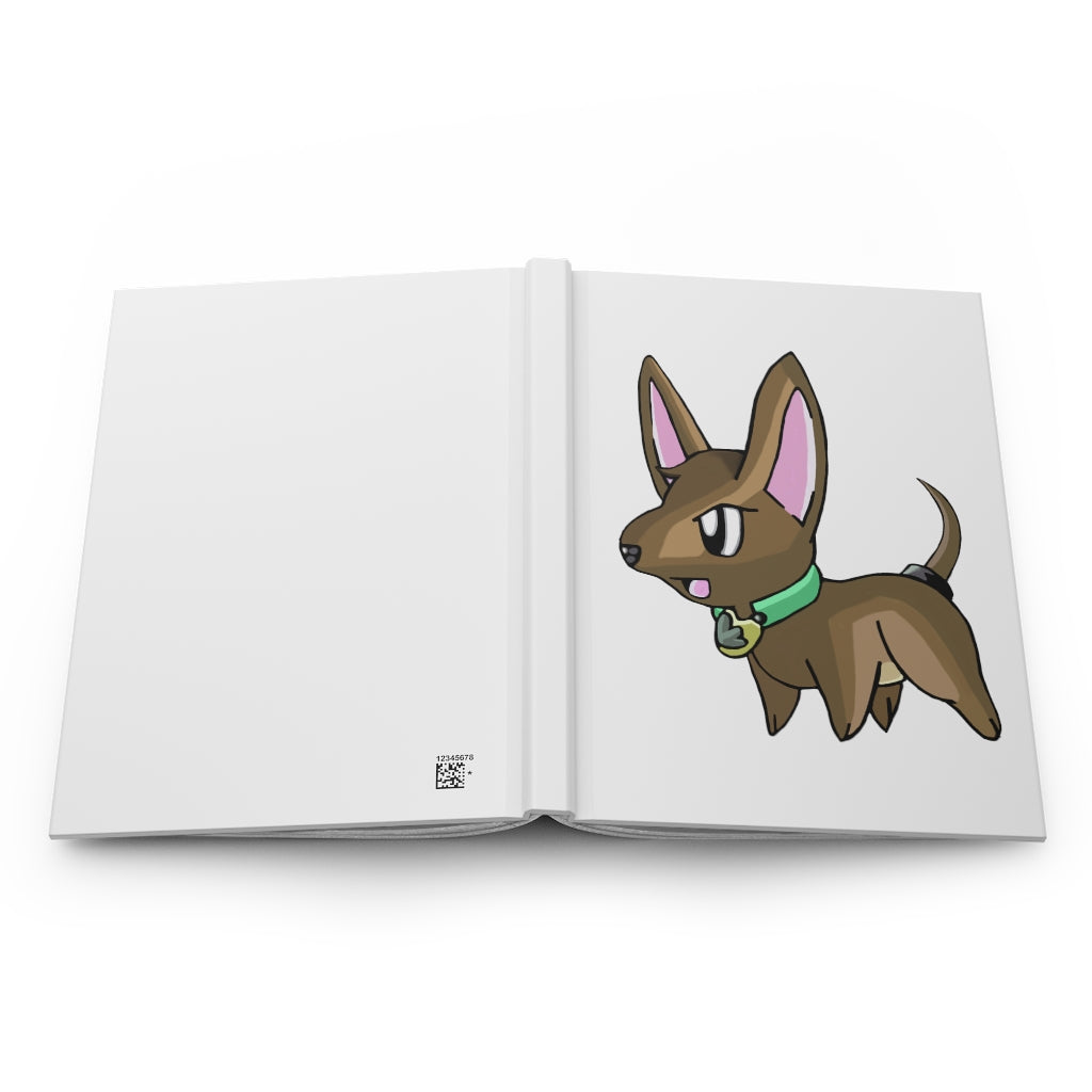 LG Hardcover Journal Matte with customizable cover and lined pages, perfect for personal journaling.