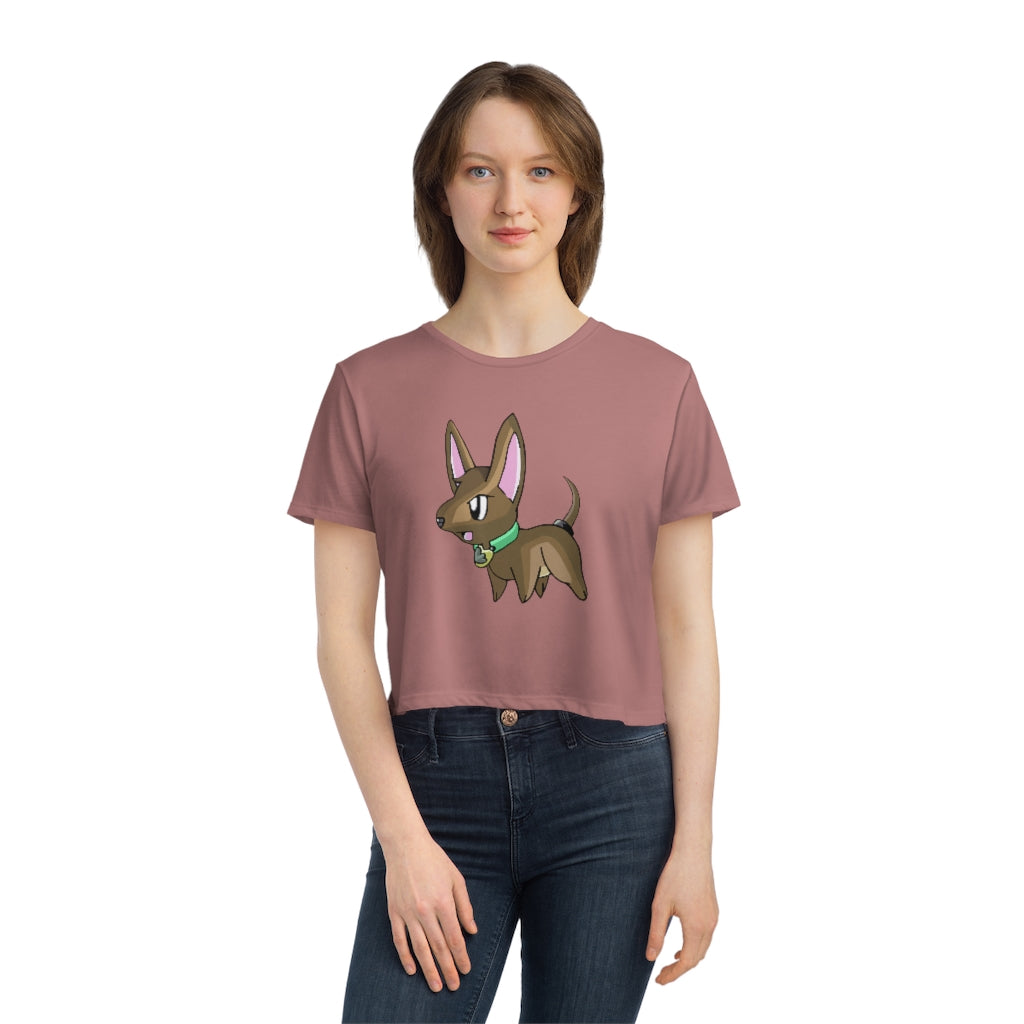 LG Women's Flowy Cropped Tee in various colors, showcasing its soft fabric and stylish cropped design.