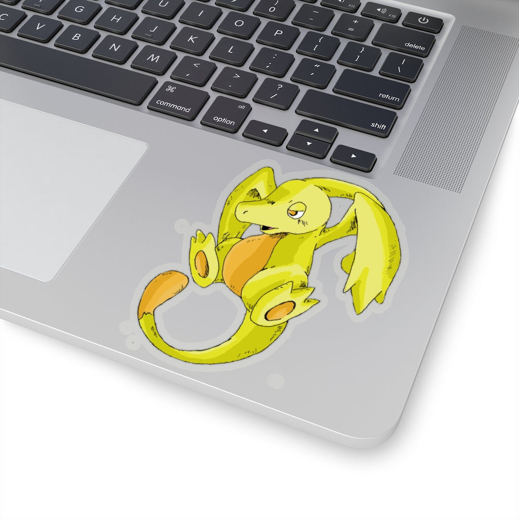 Lighender Kiss-Cut Stickers showcasing various custom shapes and sizes on a clean background.