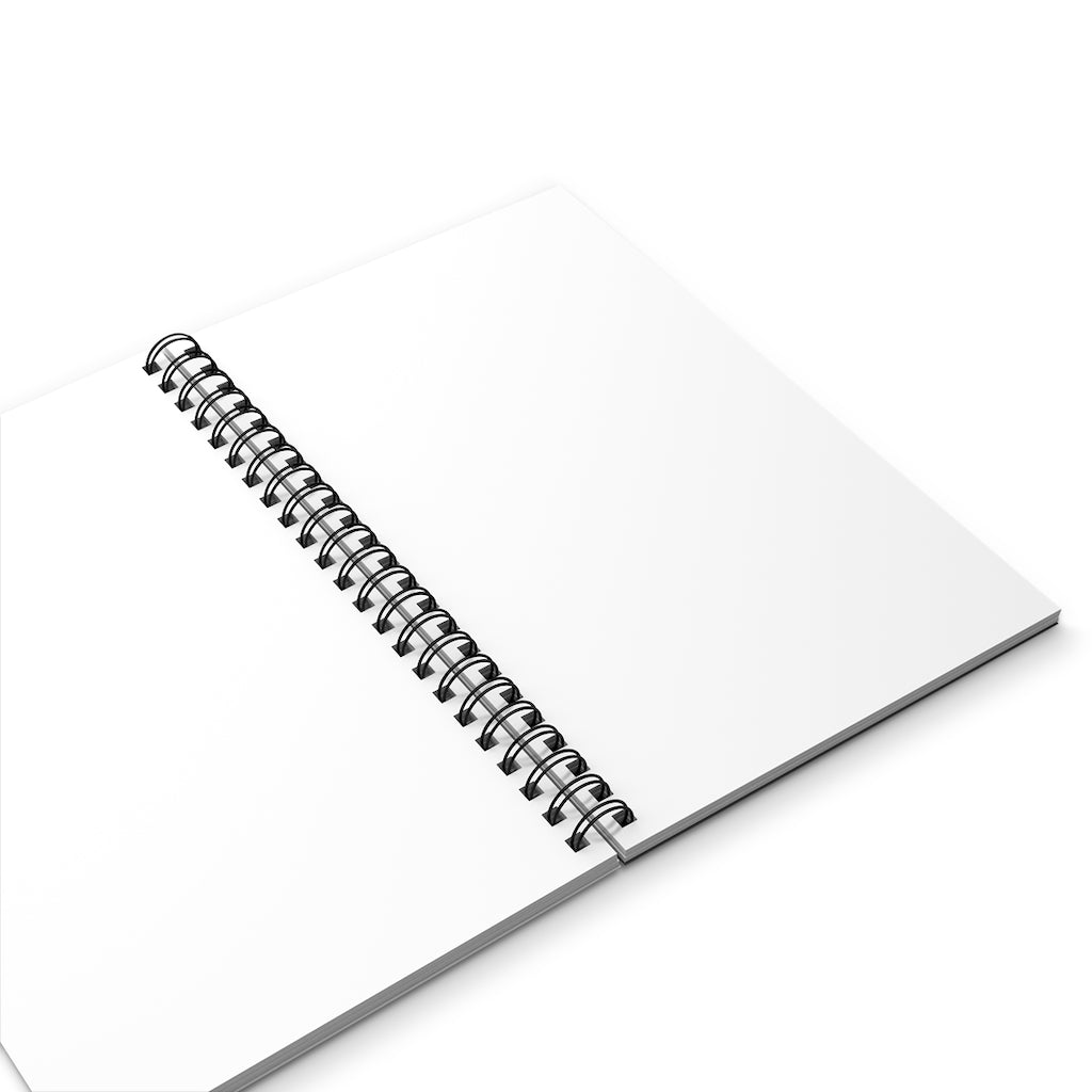 Light White Fish Spiral Journal featuring a stylish front cover, available in four different styles including blank, dot grid, lined, and task.