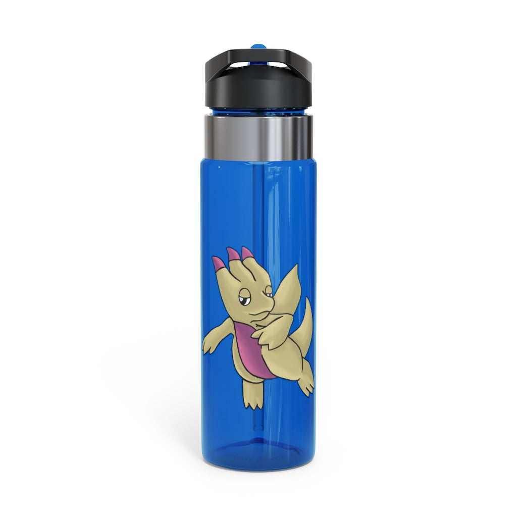 Liloon Kensington Tritan™ Sport Bottle in vibrant color with a carabiner hook, showcasing its sleek design and spill-resistant lid.