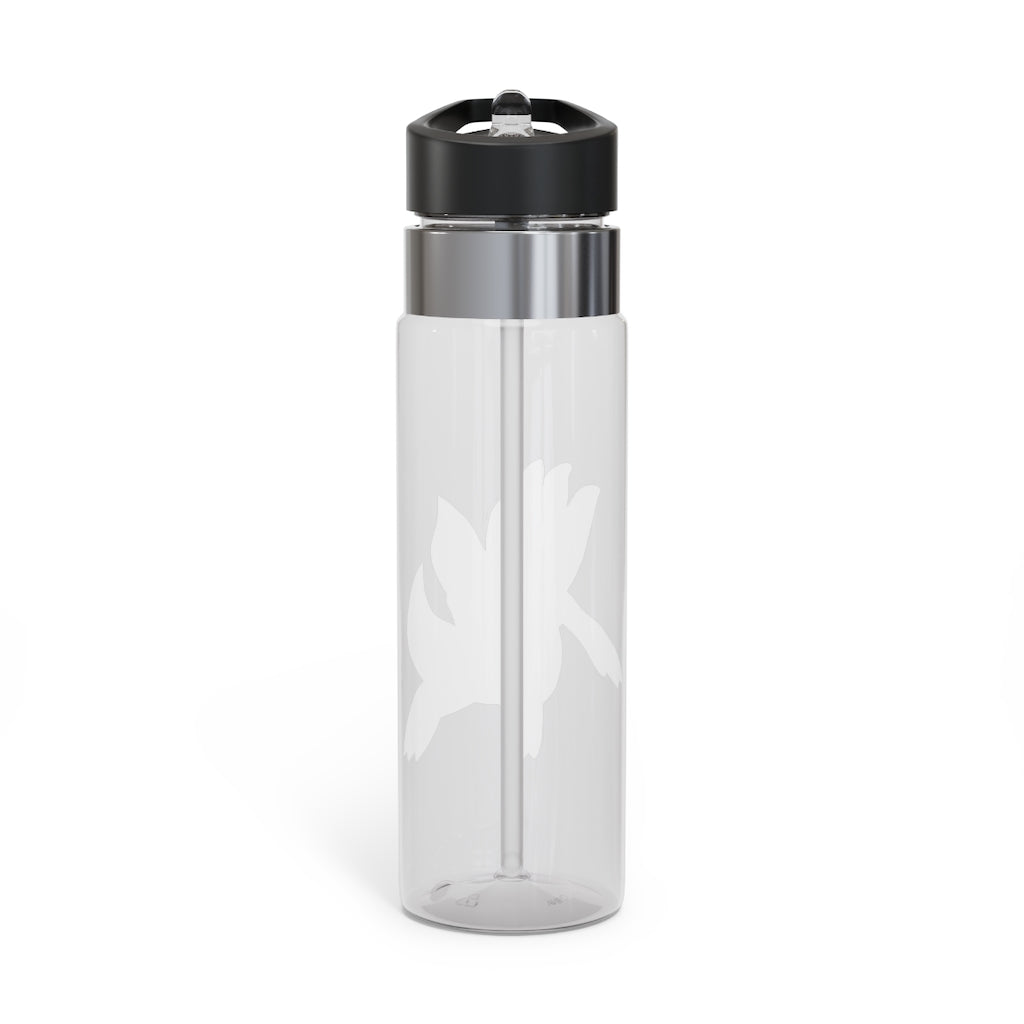 Liloon Kensington Tritan™ Sport Bottle in vibrant color with a carabiner hook, showcasing its sleek design and spill-resistant lid.