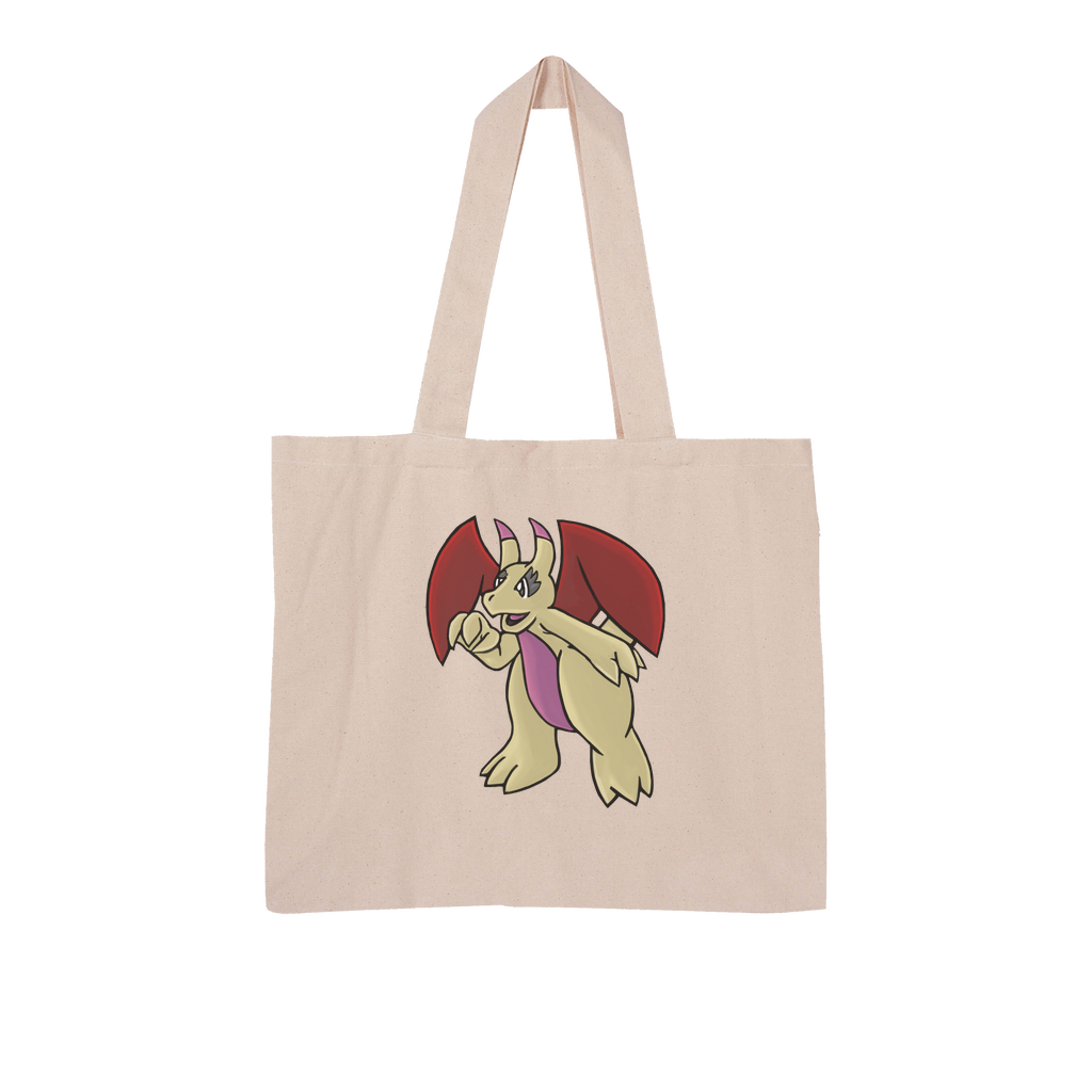 Liloongo Large Organic Tote Bag made from 100% organic cotton, featuring internal pockets and eco-friendly kraft paper packaging.