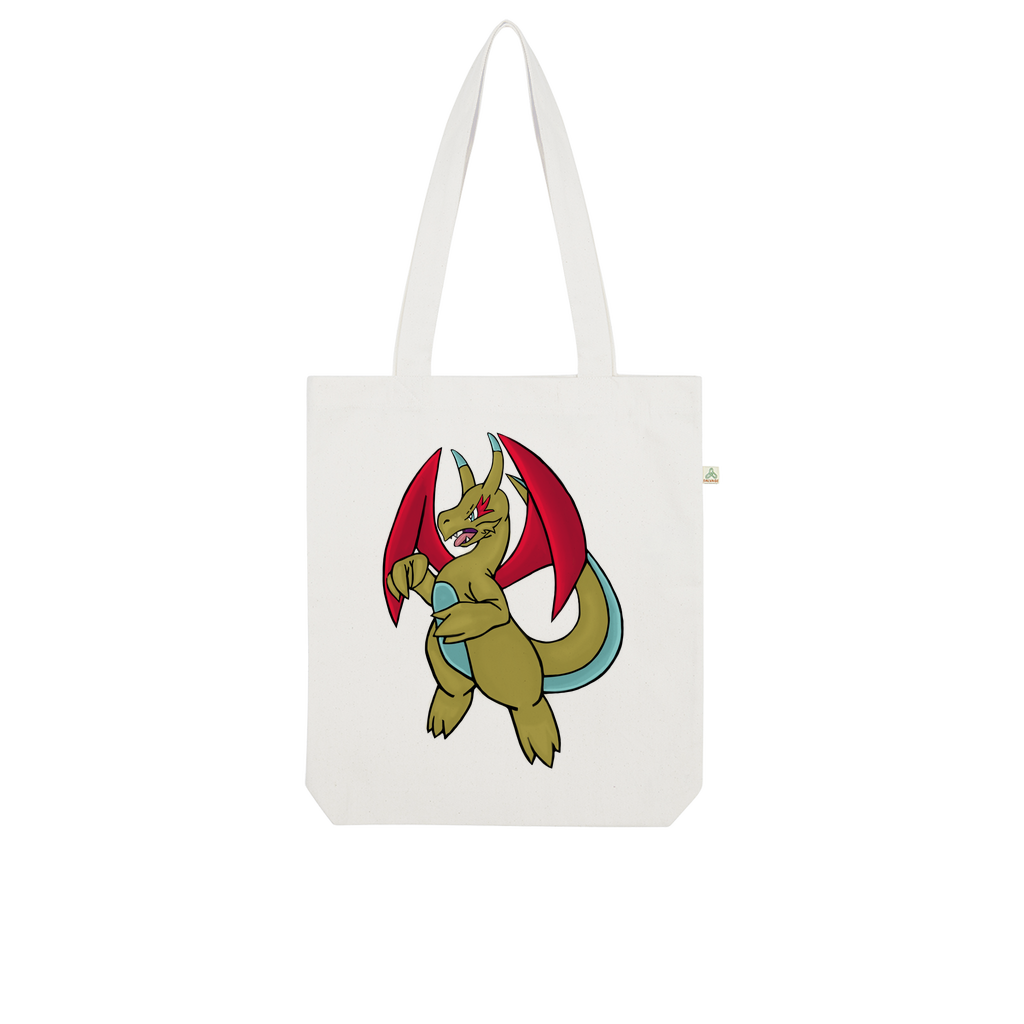 Liloongoga Organic Tote Bag made from 100% combed organic cotton, showcasing its stylish design and eco-friendly features.