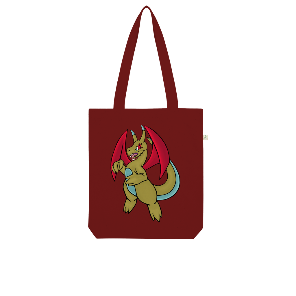 Liloongoga Organic Tote Bag made from 100% combed organic cotton, showcasing its stylish design and eco-friendly features.