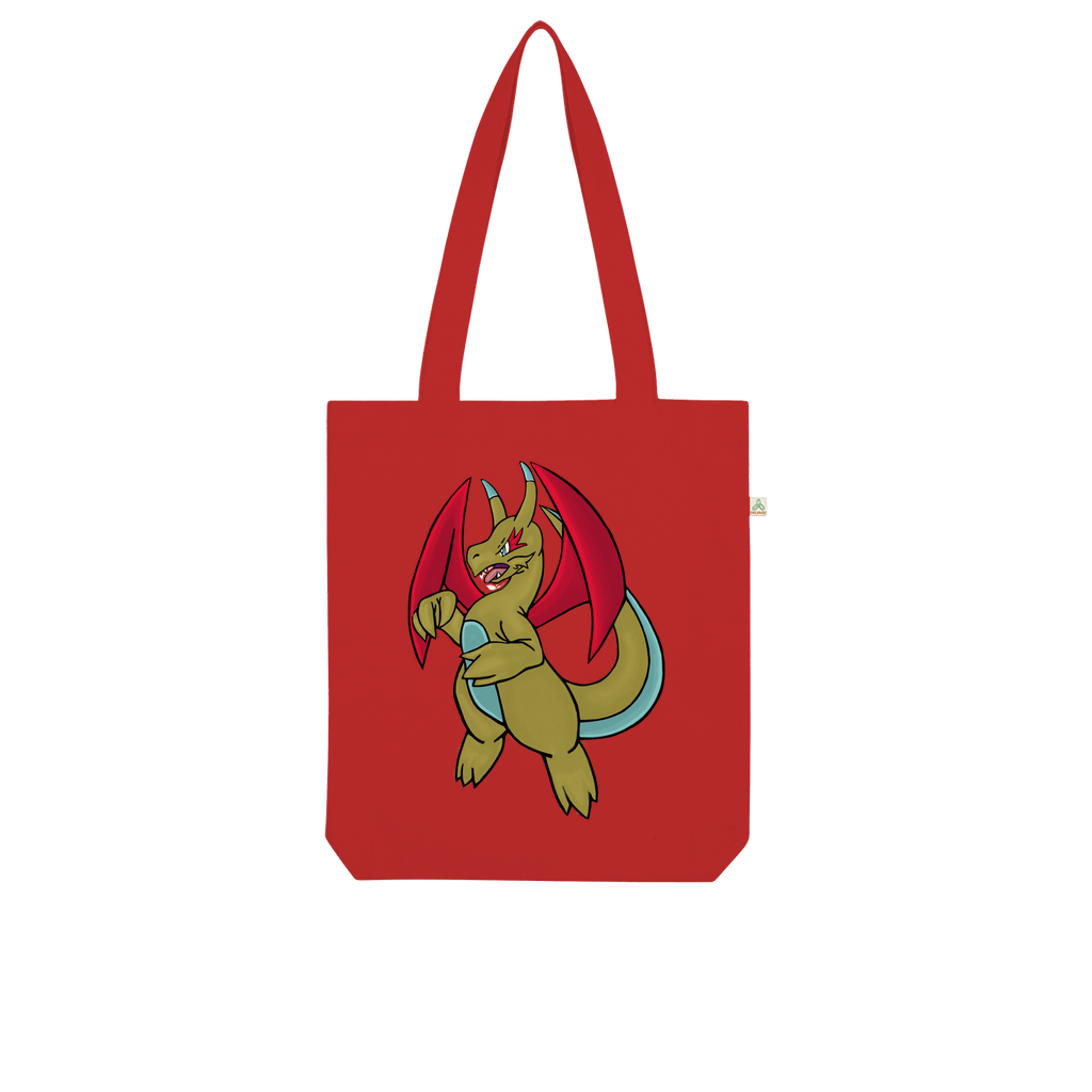 Liloongoga Organic Tote Bag made from 100% combed organic cotton, showcasing its stylish design and eco-friendly features.