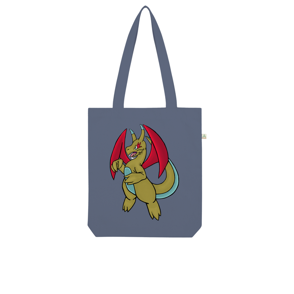 Liloongoga Organic Tote Bag made from 100% combed organic cotton, showcasing its stylish design and eco-friendly features.