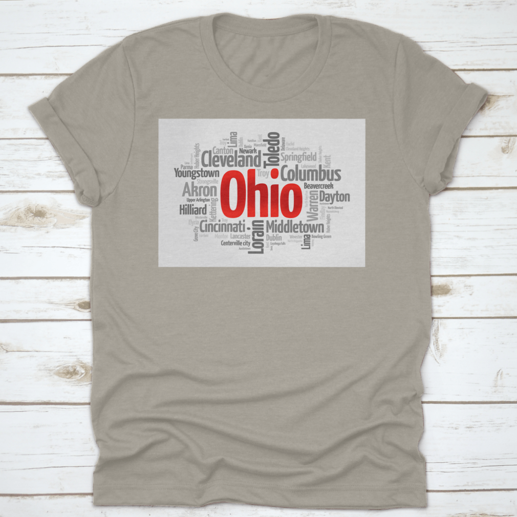 A colorful word cloud featuring the names of various cities in Ohio, showcasing the state's vibrant urban landscape.