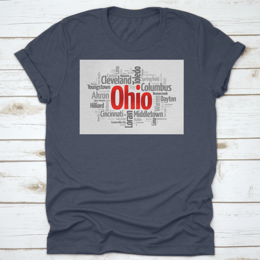 A colorful word cloud featuring the names of various cities in Ohio, showcasing the state's vibrant urban landscape.