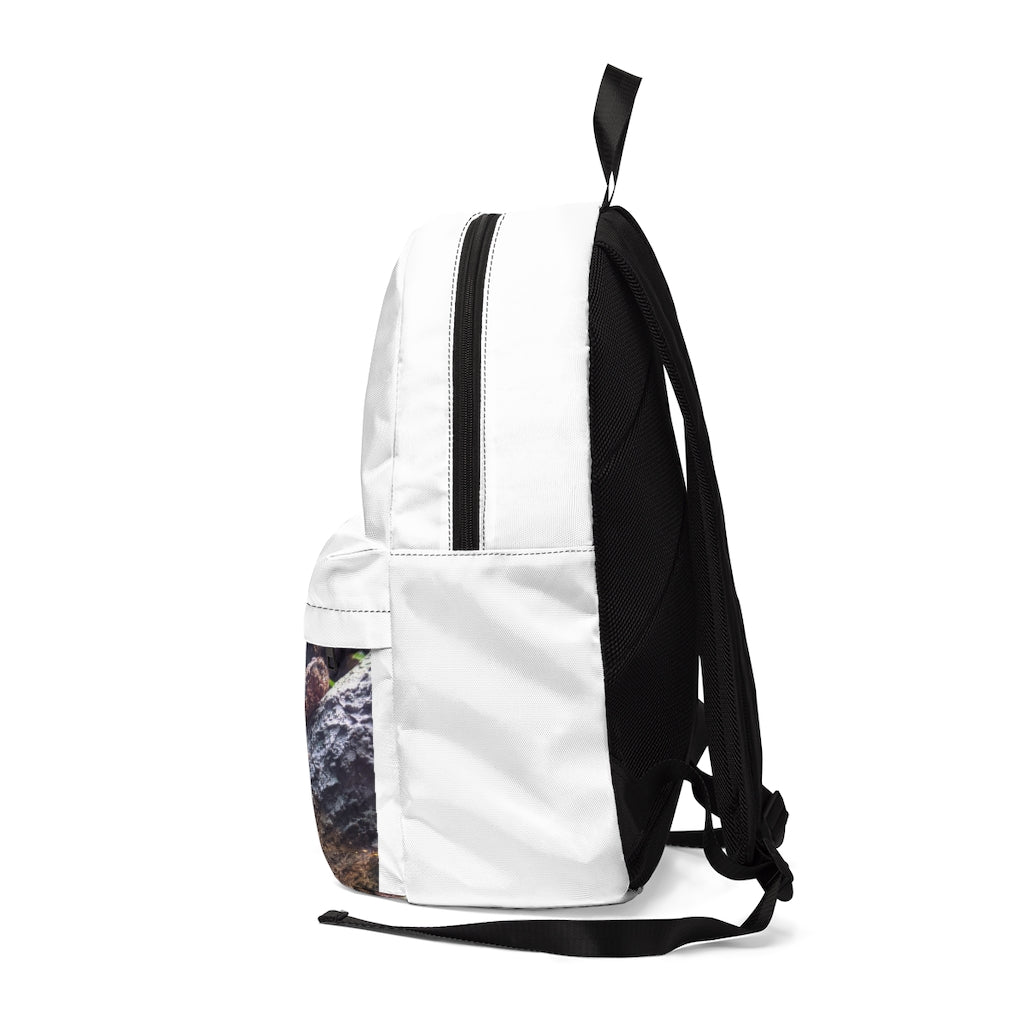 Lizard Unisex Classic Backpack in vibrant colors, showcasing adjustable straps and durable nylon material.