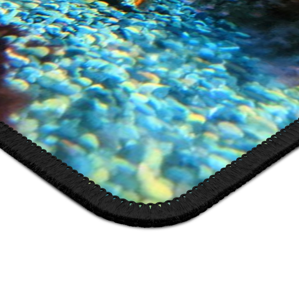 Lobster Gaming Mouse Pad featuring vibrant custom designs and stitched edges, ideal for gaming and office use.