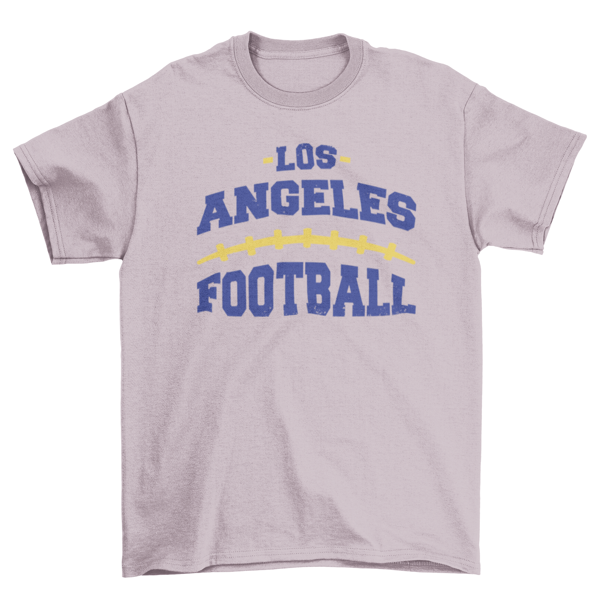 Los Angeles City Football T-Shirt featuring bold quote design.