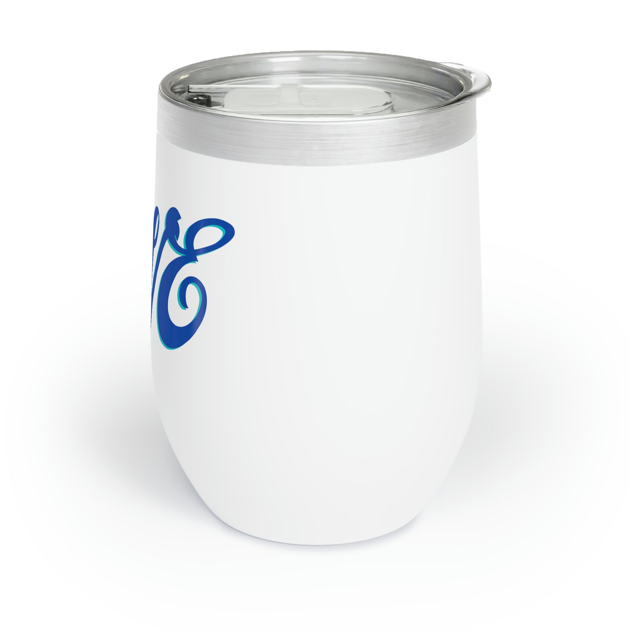 A stylish Love Chill Wine Tumbler made of stainless steel, featuring a customizable design and double-insulated walls for temperature retention.