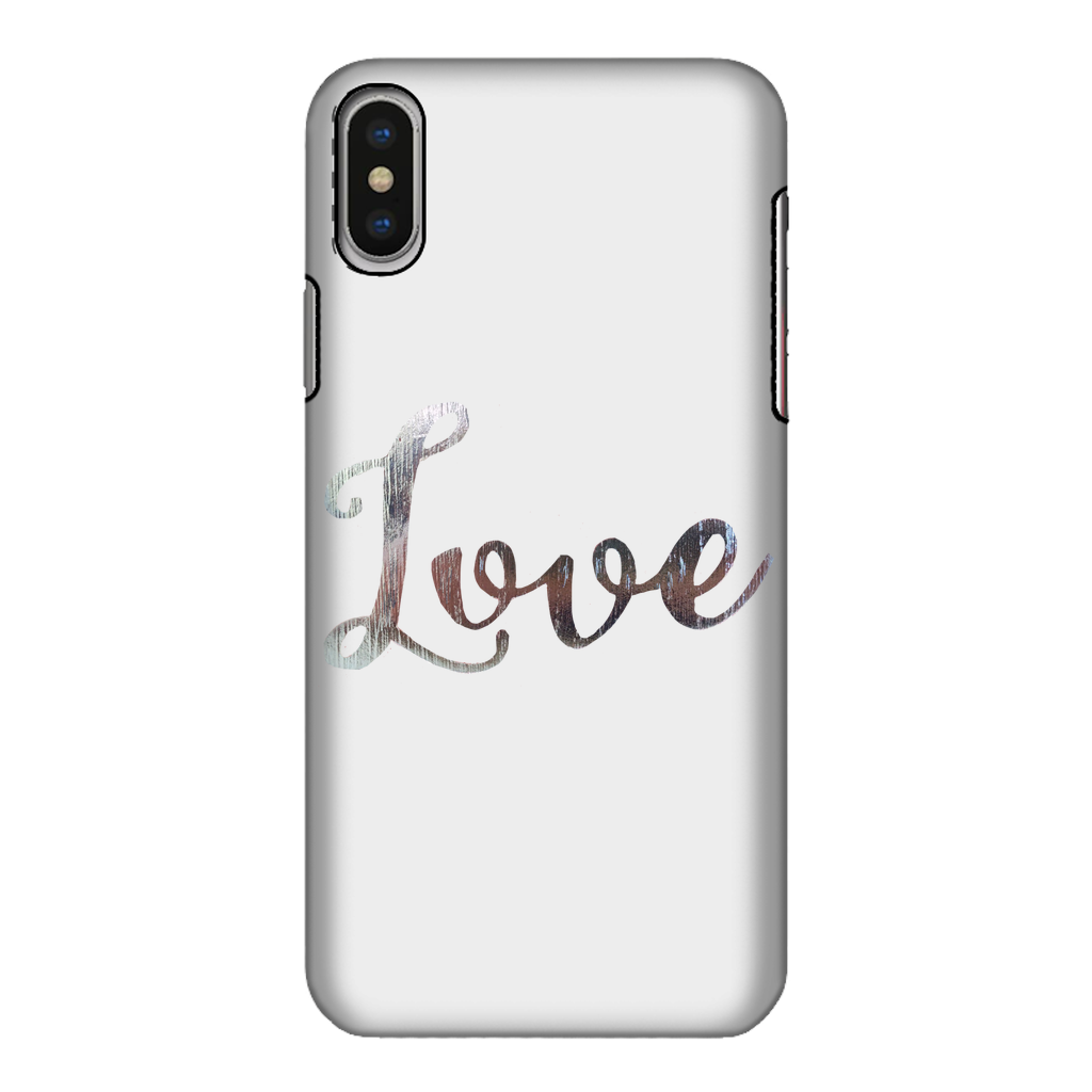 Love Fully Printed Tough Phone Case featuring vibrant designs and dual-layer protection for smartphones.