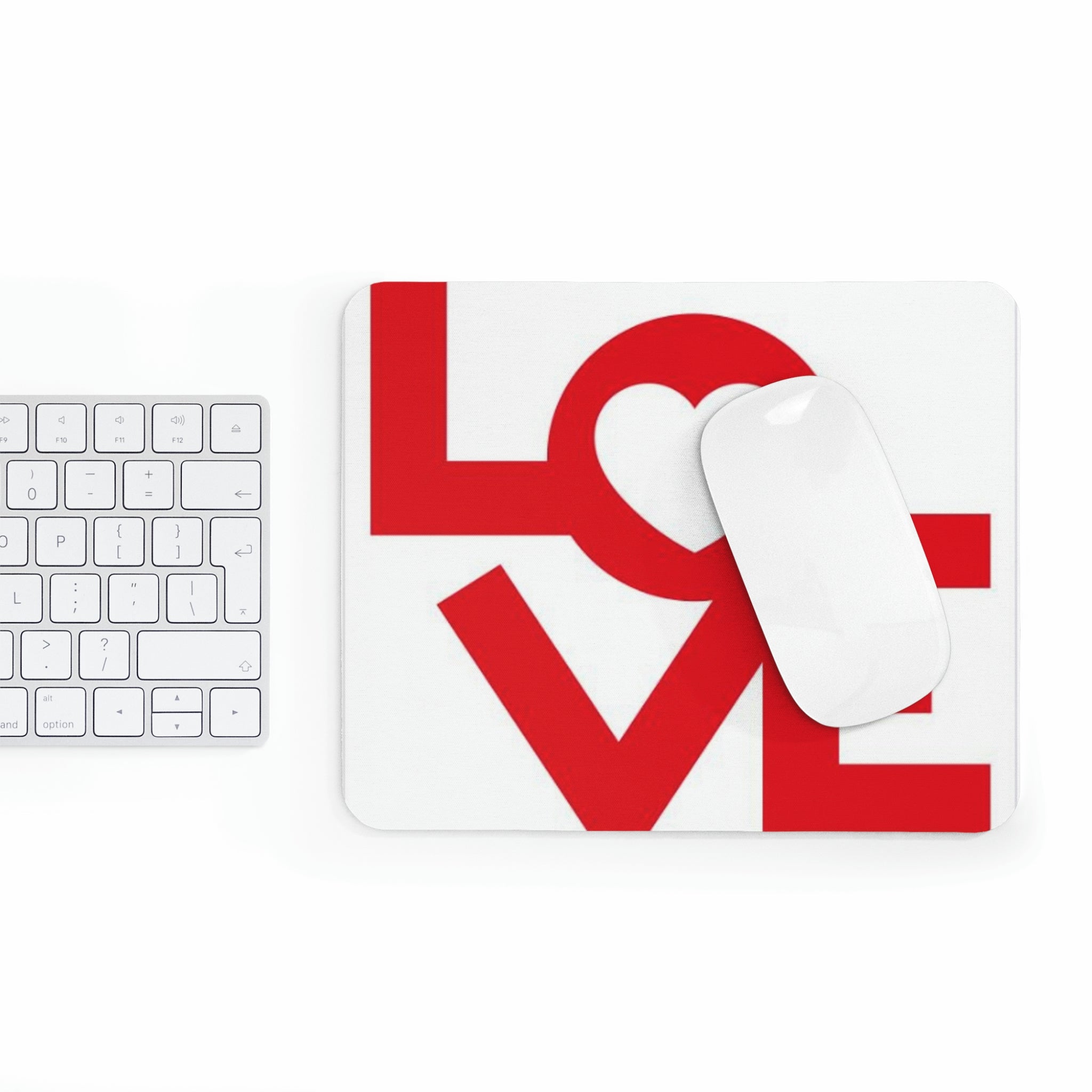 Love Mouse Pad featuring a stylish design with vibrant colors and a non-slip base, perfect for home or office use.