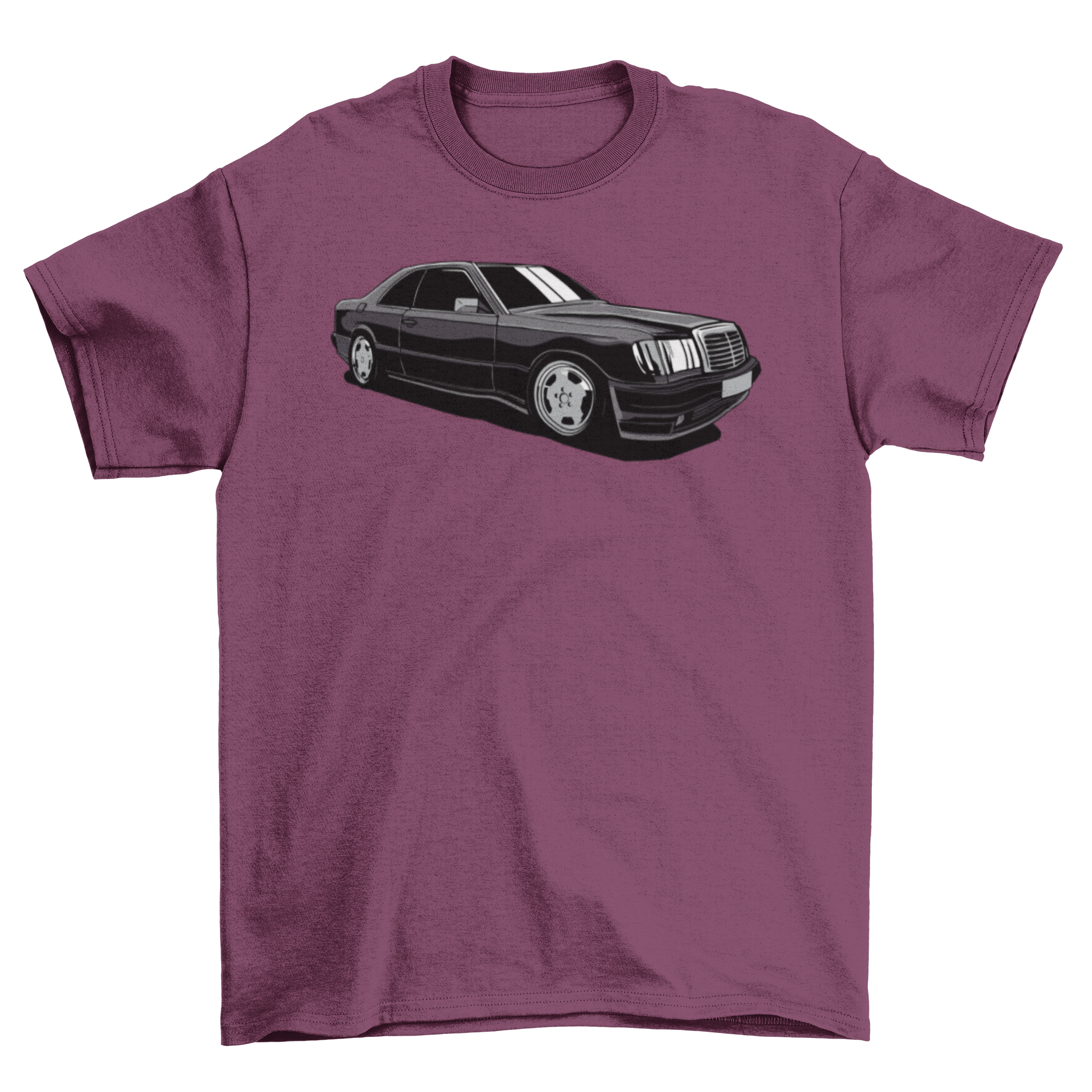 Luxurious Car T-shirt featuring a classy black car design on a soft fabric.