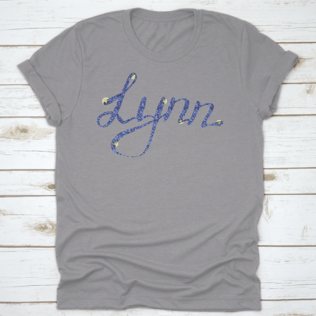 Lynn Name Lettering Tinsels made from 100% cotton, showcasing a stylish design with unique lettering.