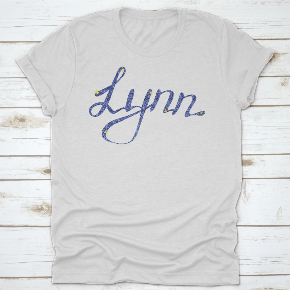 Lynn Name Lettering Tinsels made from 100% cotton, showcasing a stylish design with unique lettering.