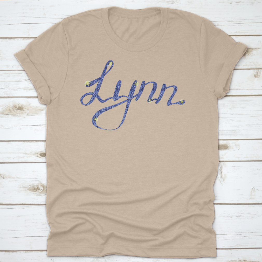 Lynn Name Lettering Tinsels made from 100% cotton, showcasing a stylish design with unique lettering.