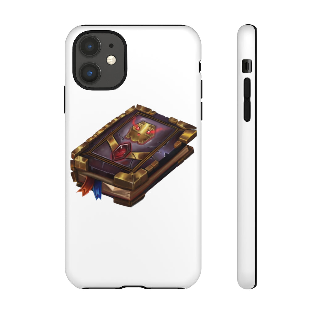 Magic Book Tough Case featuring a dual-layer design with a colorful photographic print, providing stylish protection for smartphones.