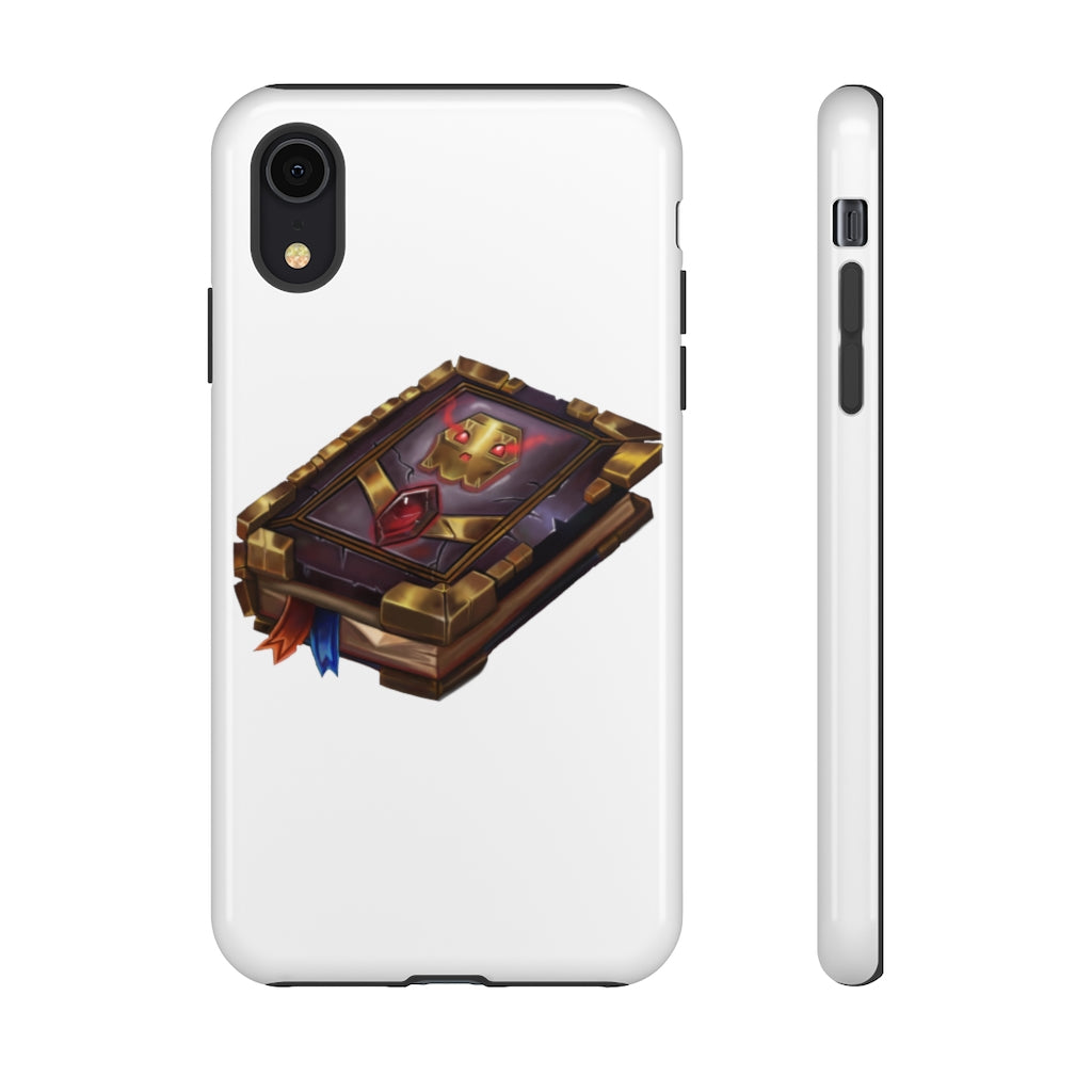 Magic Book Tough Case featuring a dual-layer design with a colorful photographic print, providing stylish protection for smartphones.