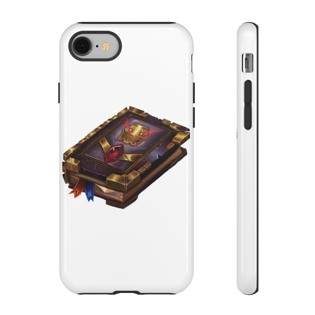 Magic Book Tough Case featuring a dual-layer design with a colorful photographic print, providing stylish protection for smartphones.