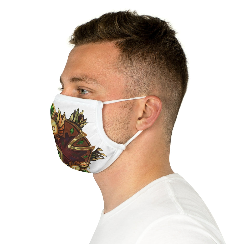 Magic Counter Shield Cotton Face Mask featuring customizable designs and 100% cotton fabric, showcasing its stylish and comfortable features.