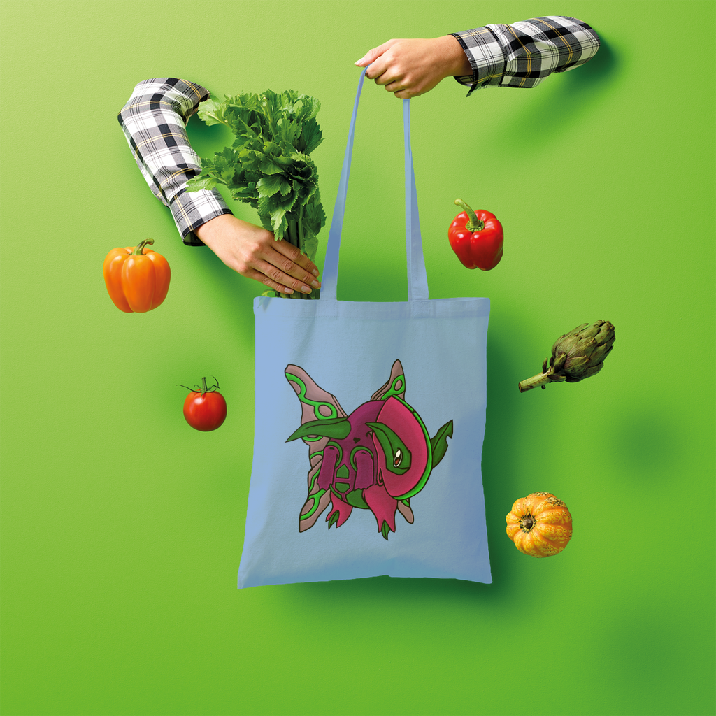 Maigetsu Shopper Tote Bag made of 100% cotton, featuring a spacious design and comfortable shoulder straps, ideal for shopping.