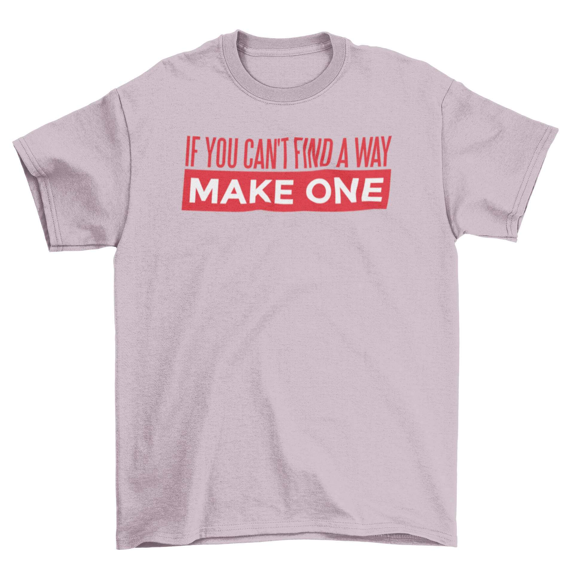 Make a Way T-shirt featuring motivational lettering in a stylish design.