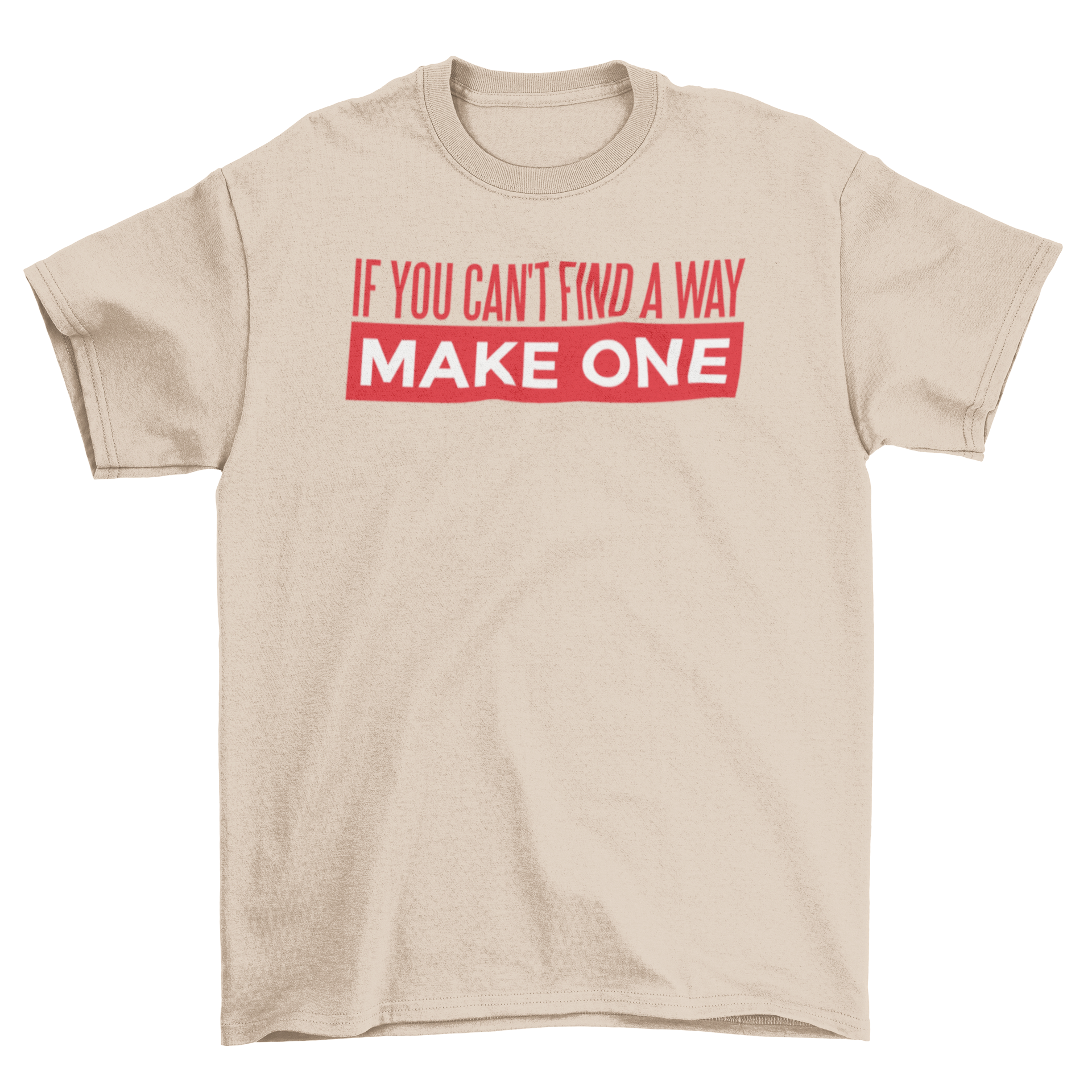 Make a Way T-shirt featuring motivational lettering in a stylish design.