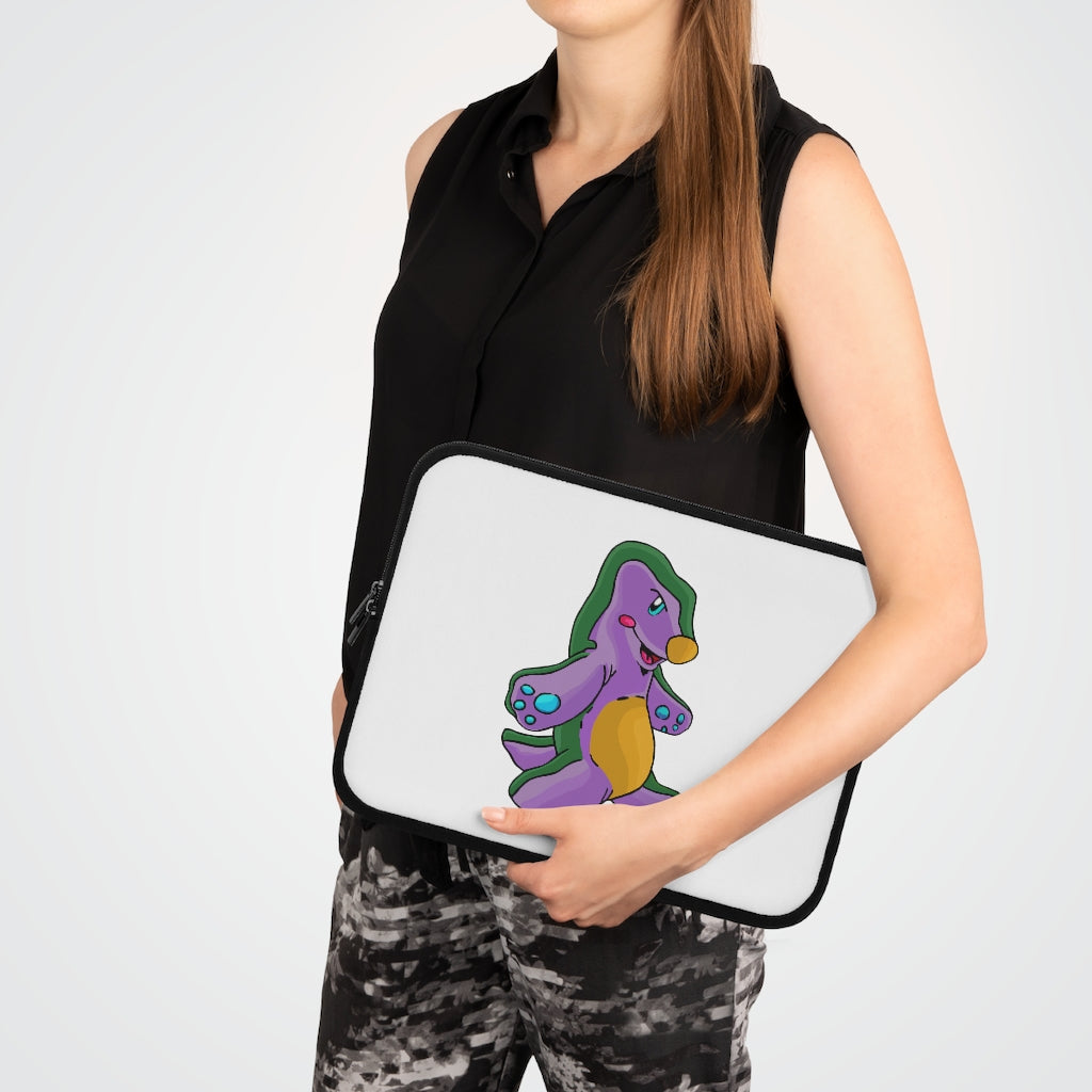 Makket Laptop Sleeve featuring a customizable front and black polyester back, designed for protection and style.