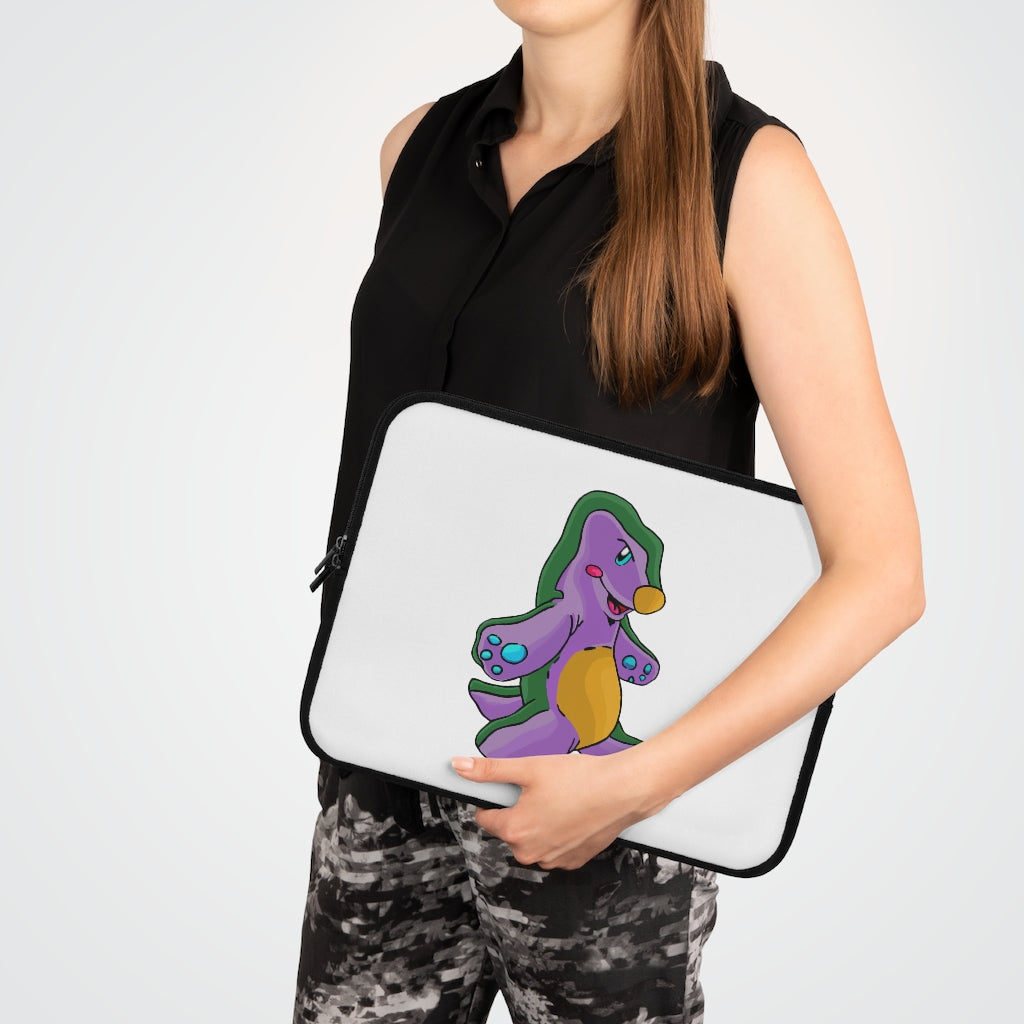 Makket Laptop Sleeve featuring a customizable front and black polyester back, designed for protection and style.