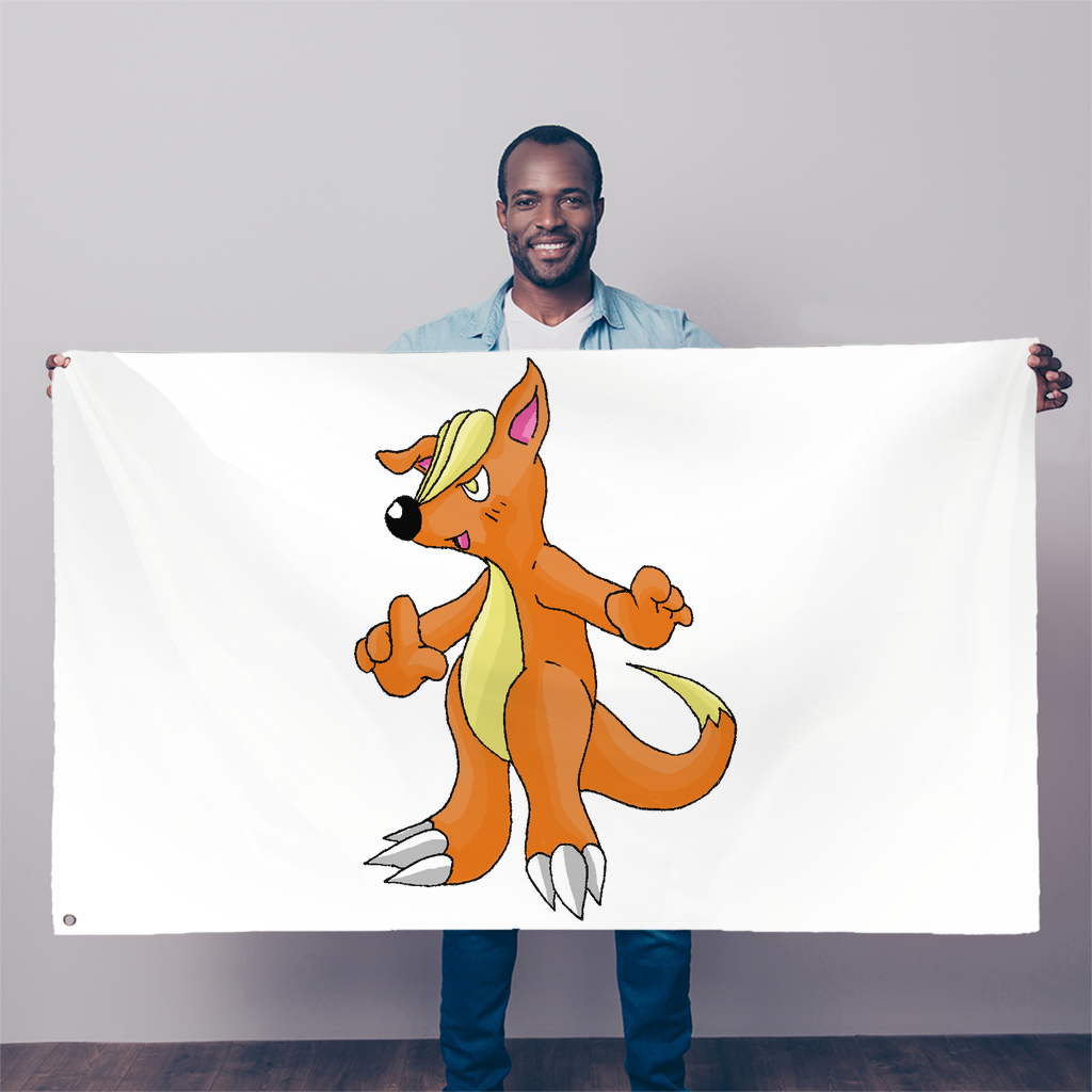 Marick Sublimation Flag measuring 5FT x 3FT, made from durable polyester fabric with vibrant colors and double-stitched edges.