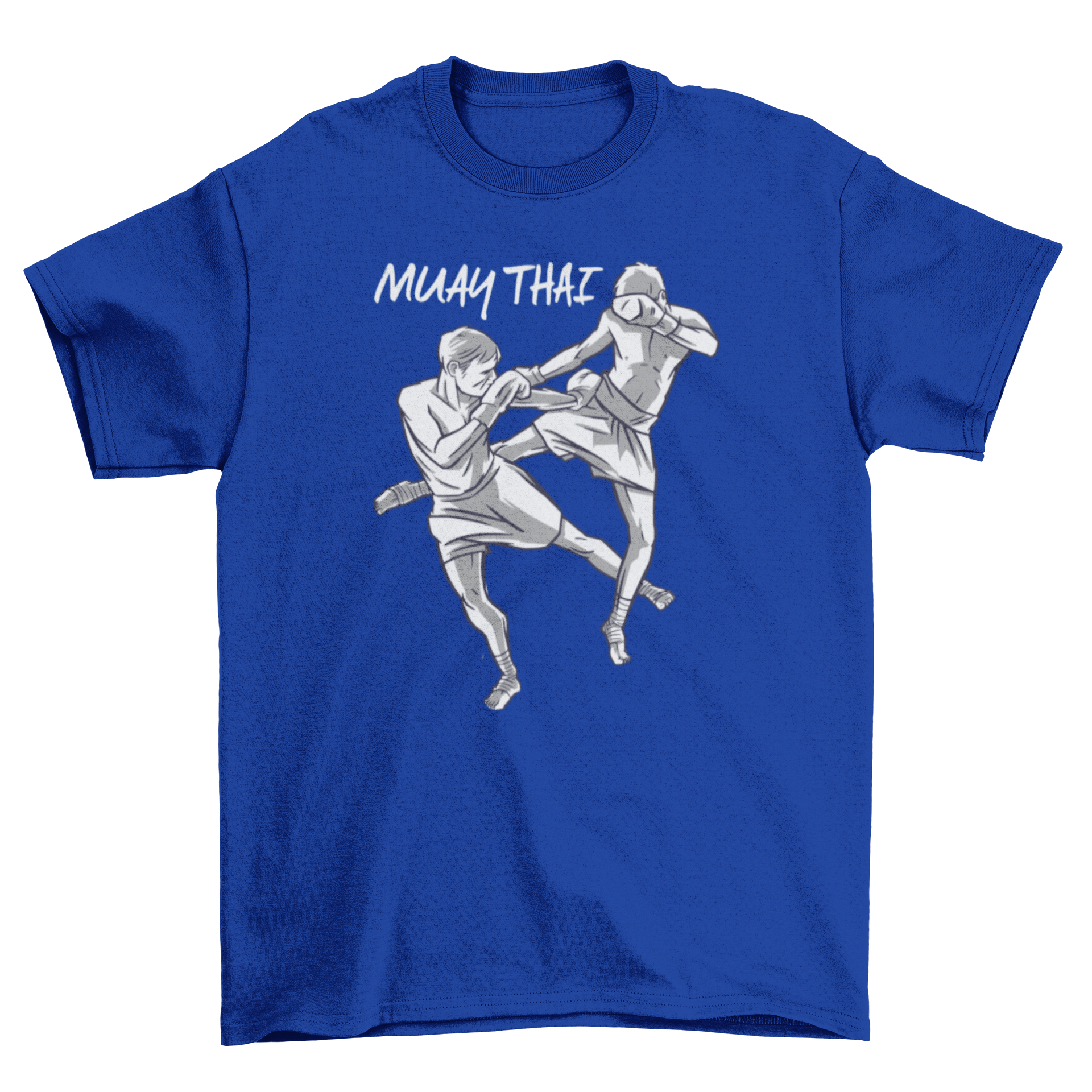 Martial Arts People T-Shirt featuring two martial artists in action, showcasing dynamic movement and skill.