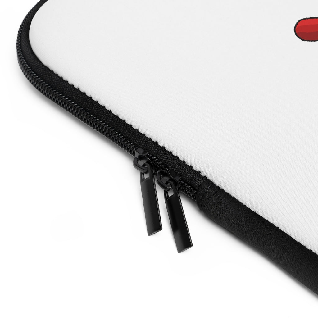 Mepamash Laptop Sleeve featuring a customizable front and solid black back, designed for protection and style.