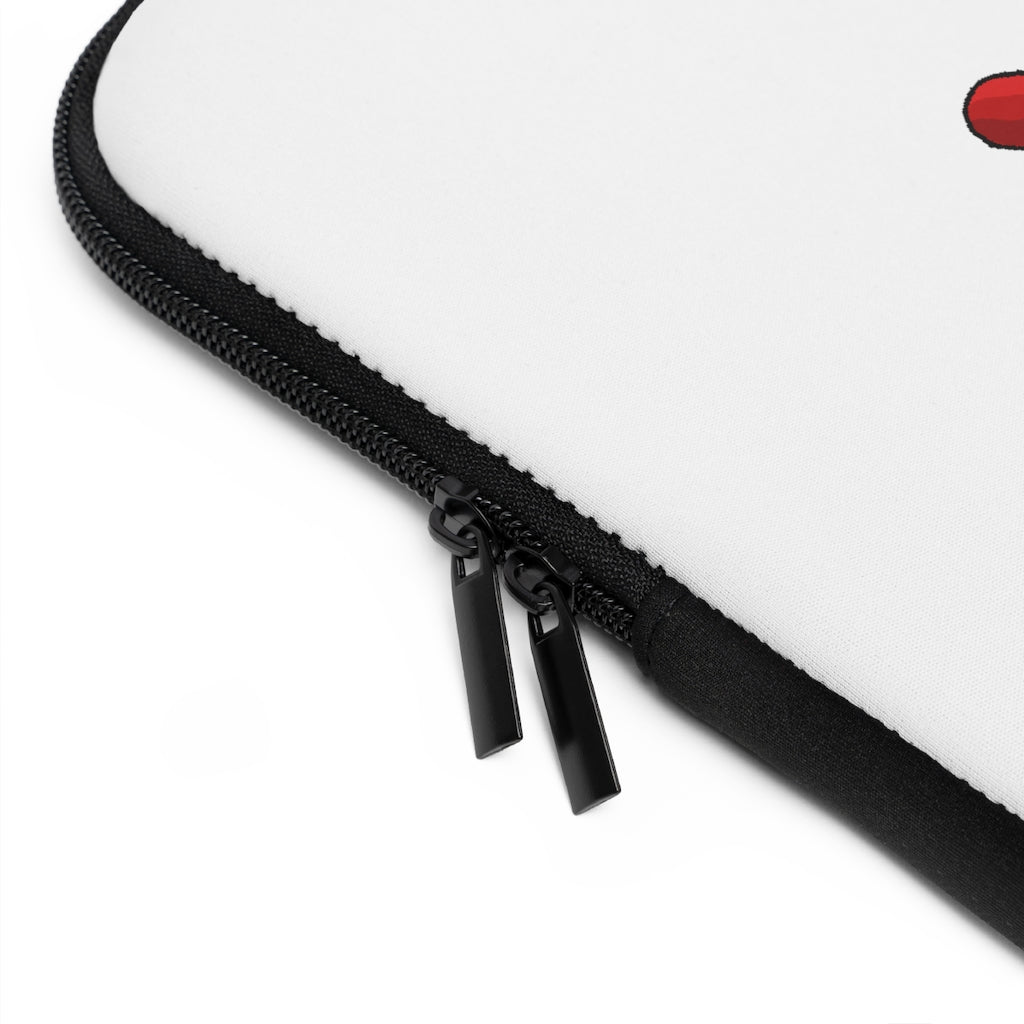 Mepamash Laptop Sleeve featuring a customizable front and solid black back, designed for protection and style.