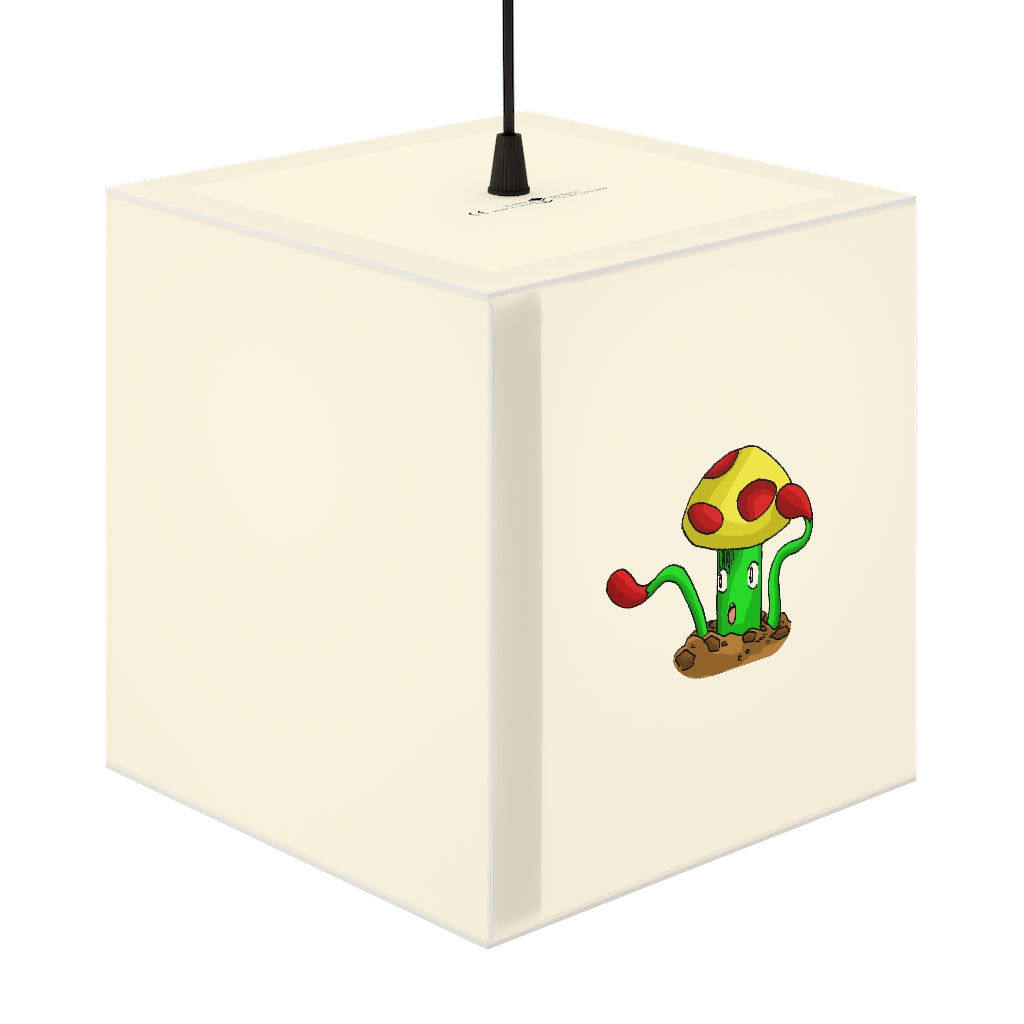 Mepamash Personalized Lamp showcasing a unique cube design, perfect for indoor decoration.