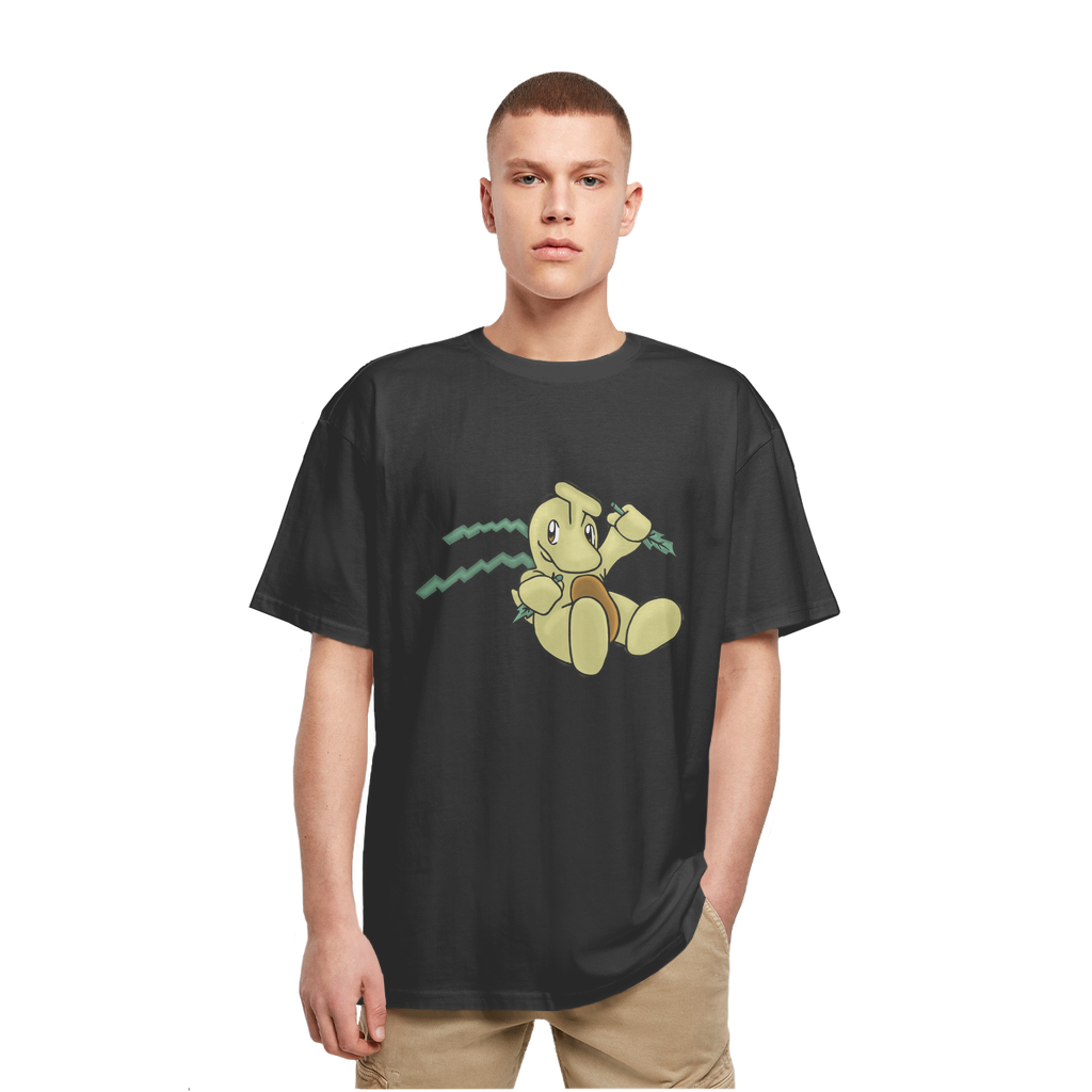 Mercardo Heavy Oversized T-Shirt in various colors, showcasing its crew neck, dropped shoulders, and soft cotton fabric.