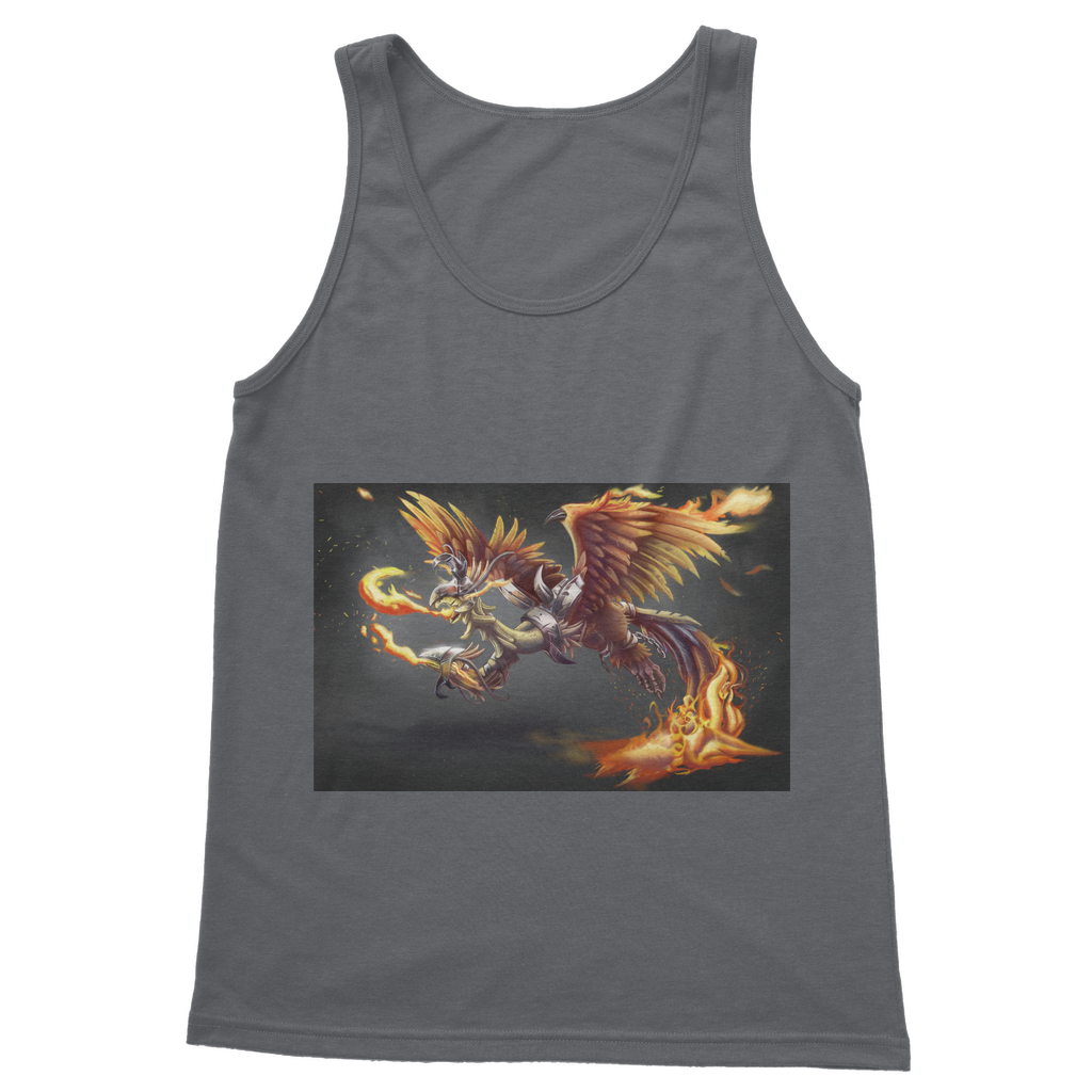 MercilessPheonix Classic Adult Vest Top in various colors, showcasing its unisex design and high-quality fabric.