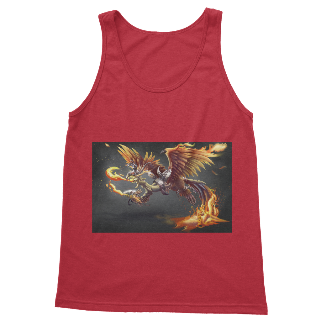 MercilessPheonix Classic Adult Vest Top in various colors, showcasing its unisex design and high-quality fabric.