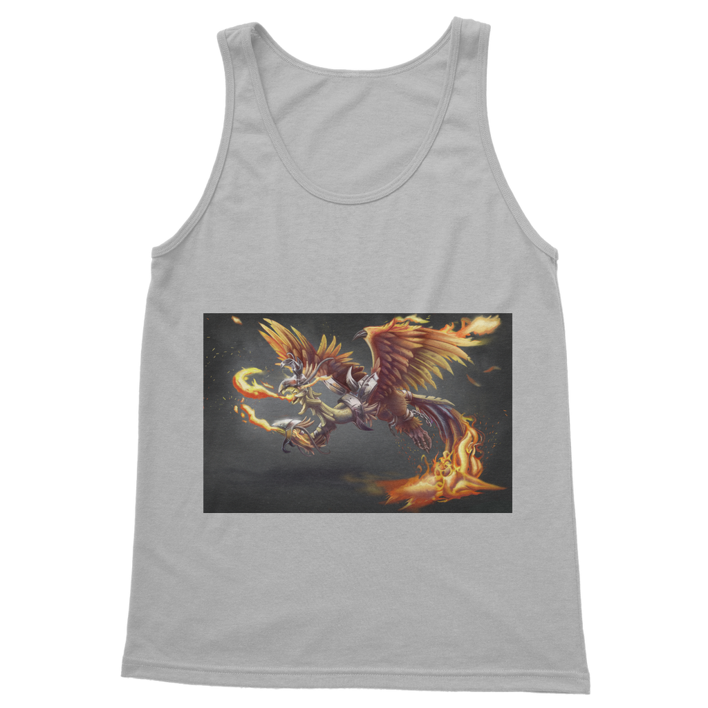 MercilessPheonix Classic Adult Vest Top in various colors, showcasing its unisex design and high-quality fabric.