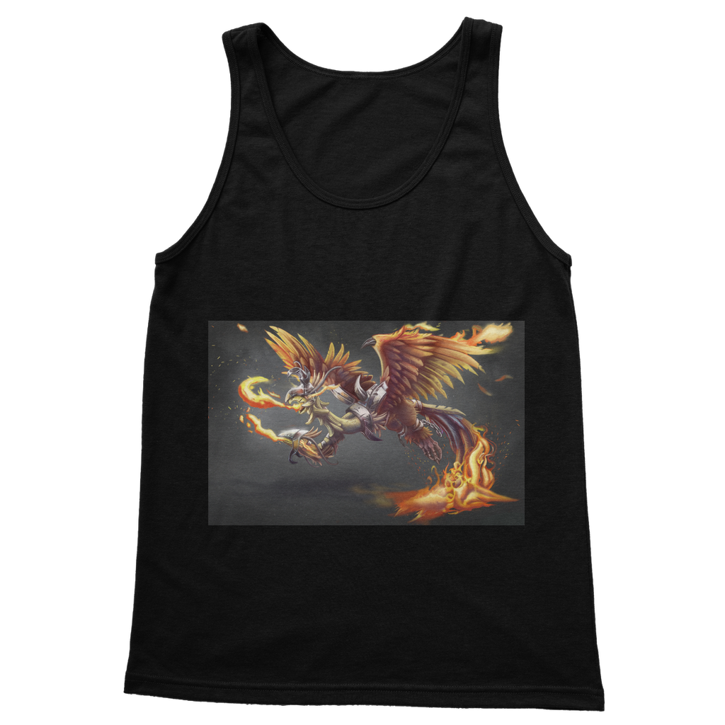 MercilessPheonix Classic Adult Vest Top in various colors, showcasing its unisex design and high-quality fabric.