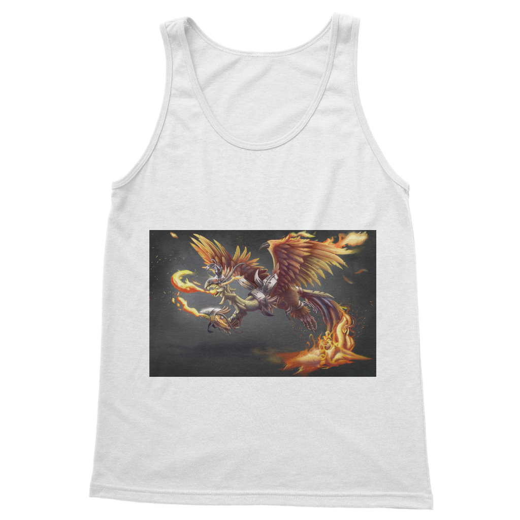 MercilessPheonix Classic Adult Vest Top in various colors, showcasing its unisex design and high-quality fabric.