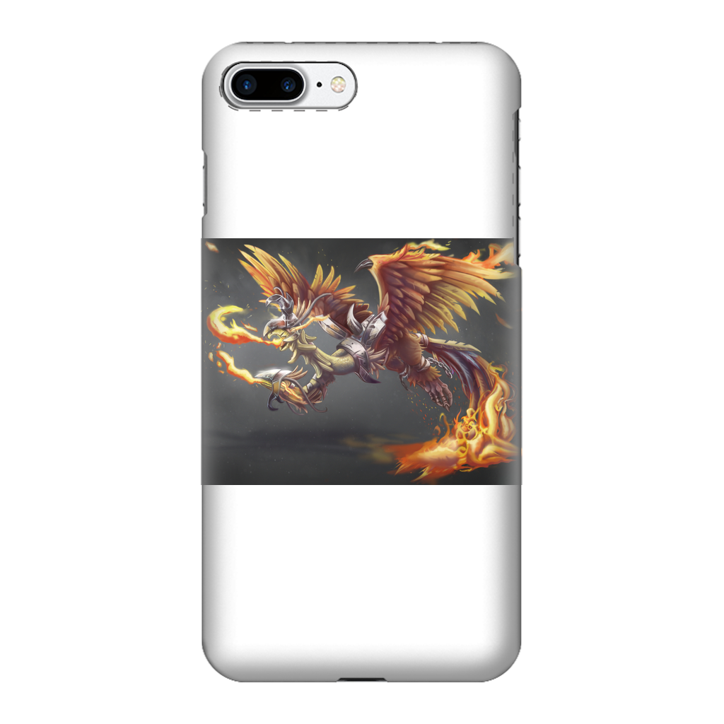 MercilessPheonix Fully Printed Tough Phone Case showcasing vibrant design and dual-layer protection.