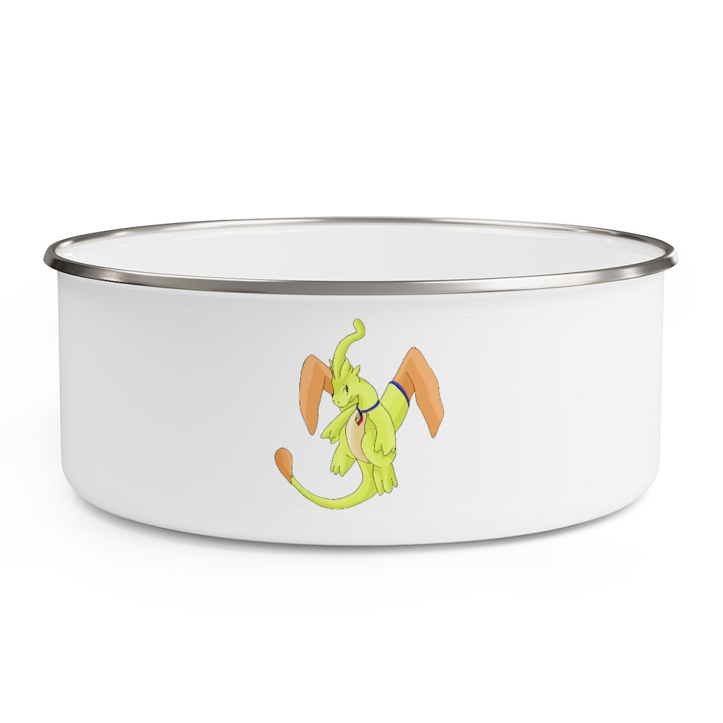 Mergilender Enamel Bowl featuring a stylish design, translucent lid, and anti-slip backing, available in three sizes.