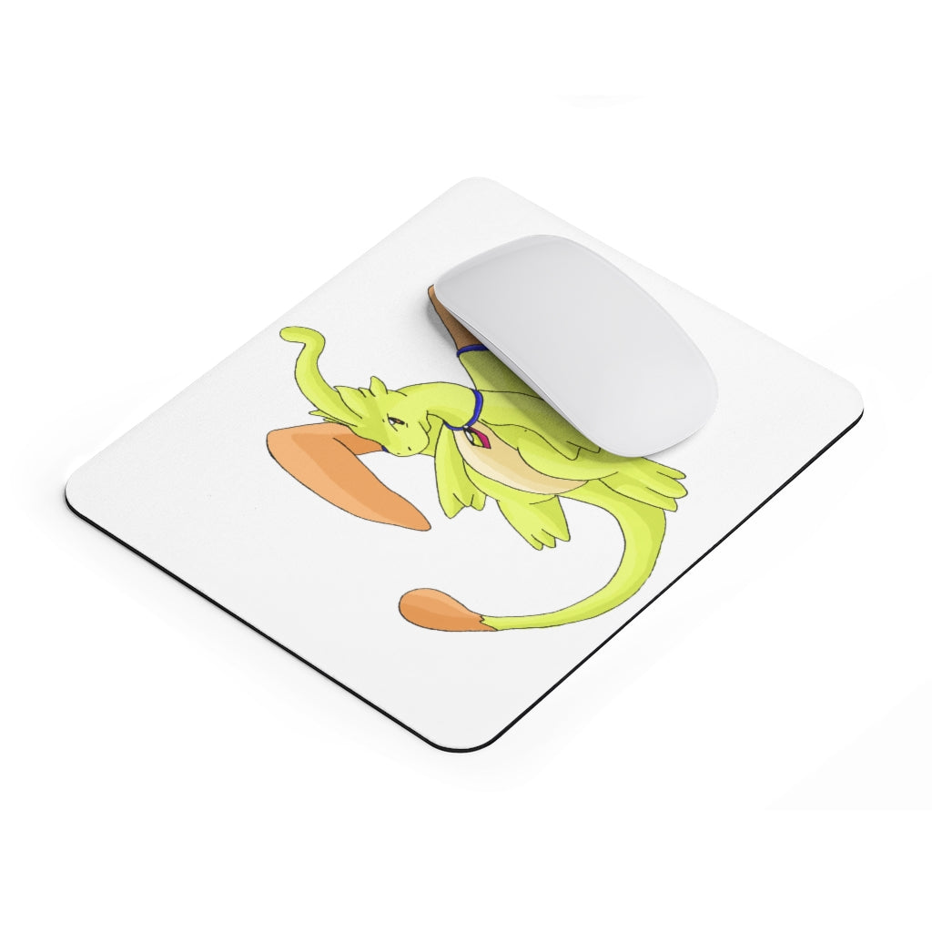 Mergilender Mouse Pad featuring a vibrant full print design on a smooth neoprene surface, ideal for home or office use.